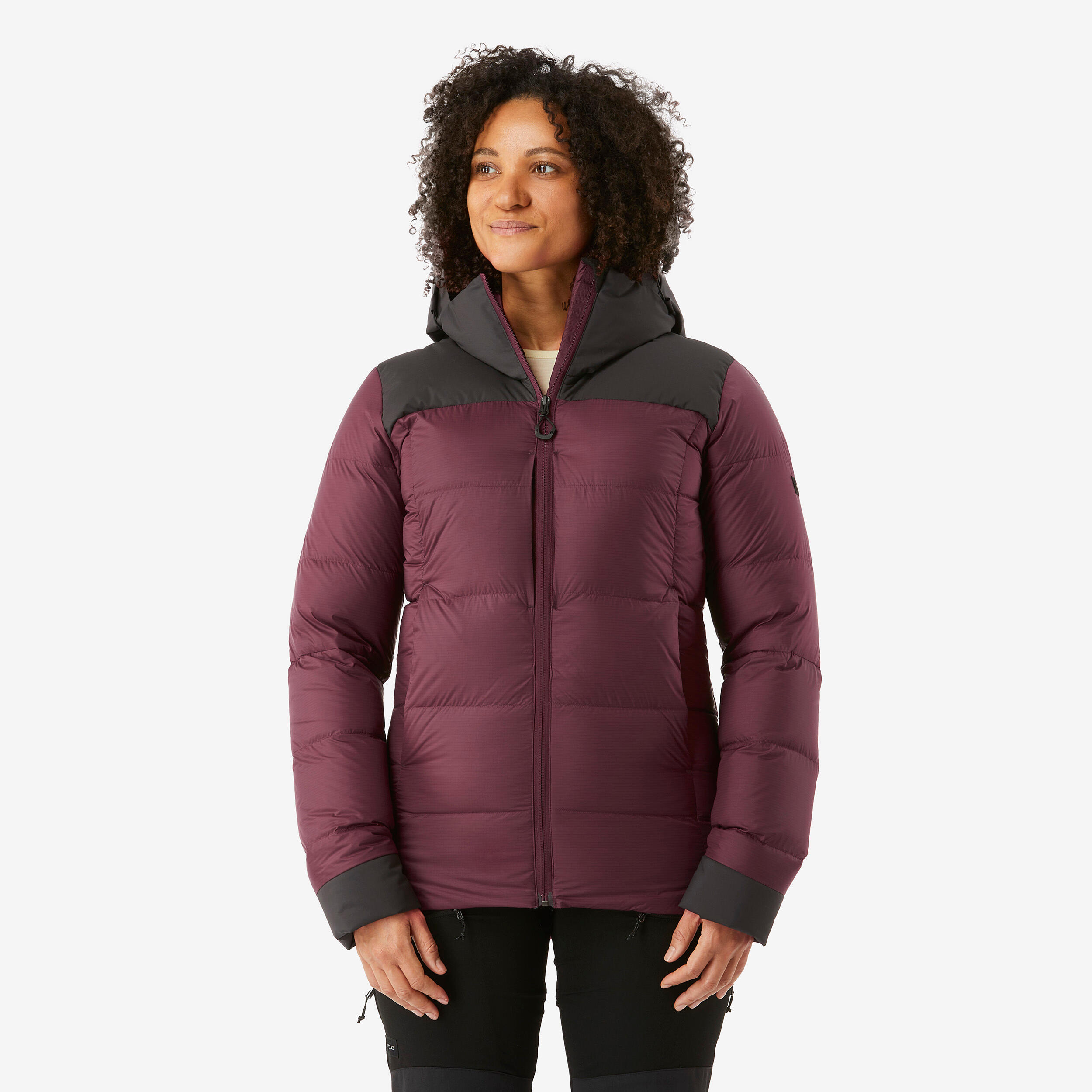 Down jacket made of warm down with hood-MT900-20° C-Women's