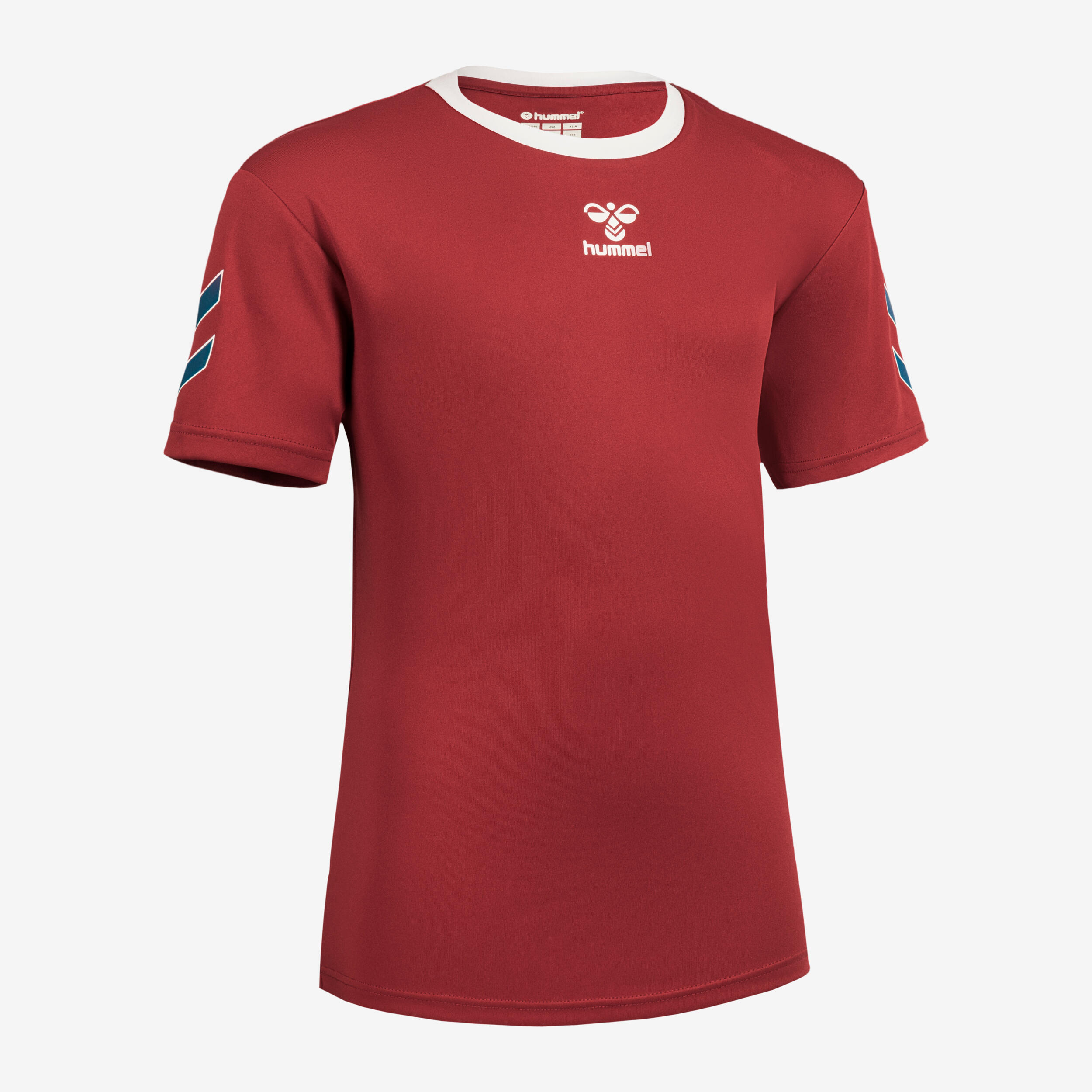 Kids' Handball T-Shirt Hummel - Orange/Grey