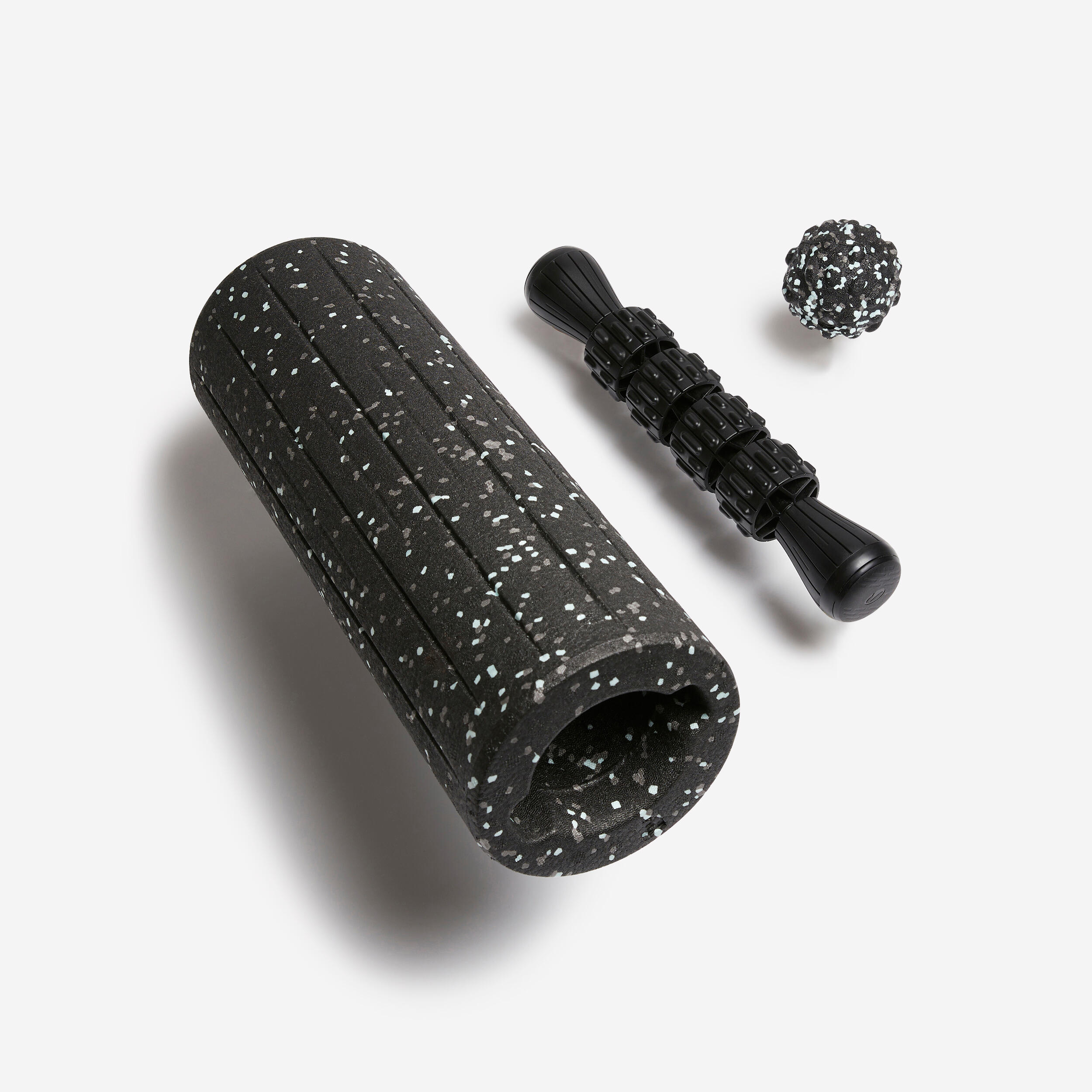 3-in-1 Massage kit - massage ball  stick and roller