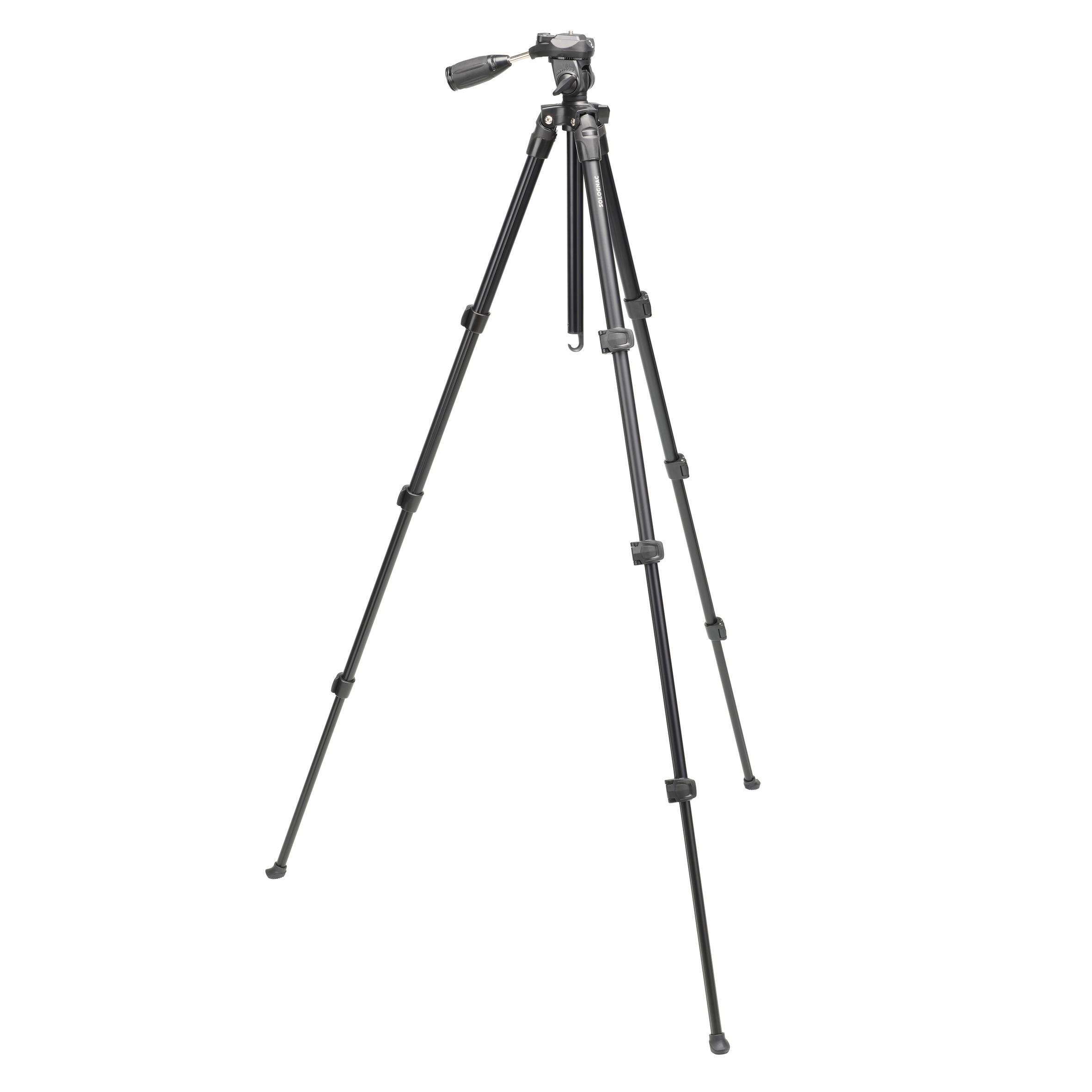 Adjustable Tripod for Spotting Scope / Camera aluminium black