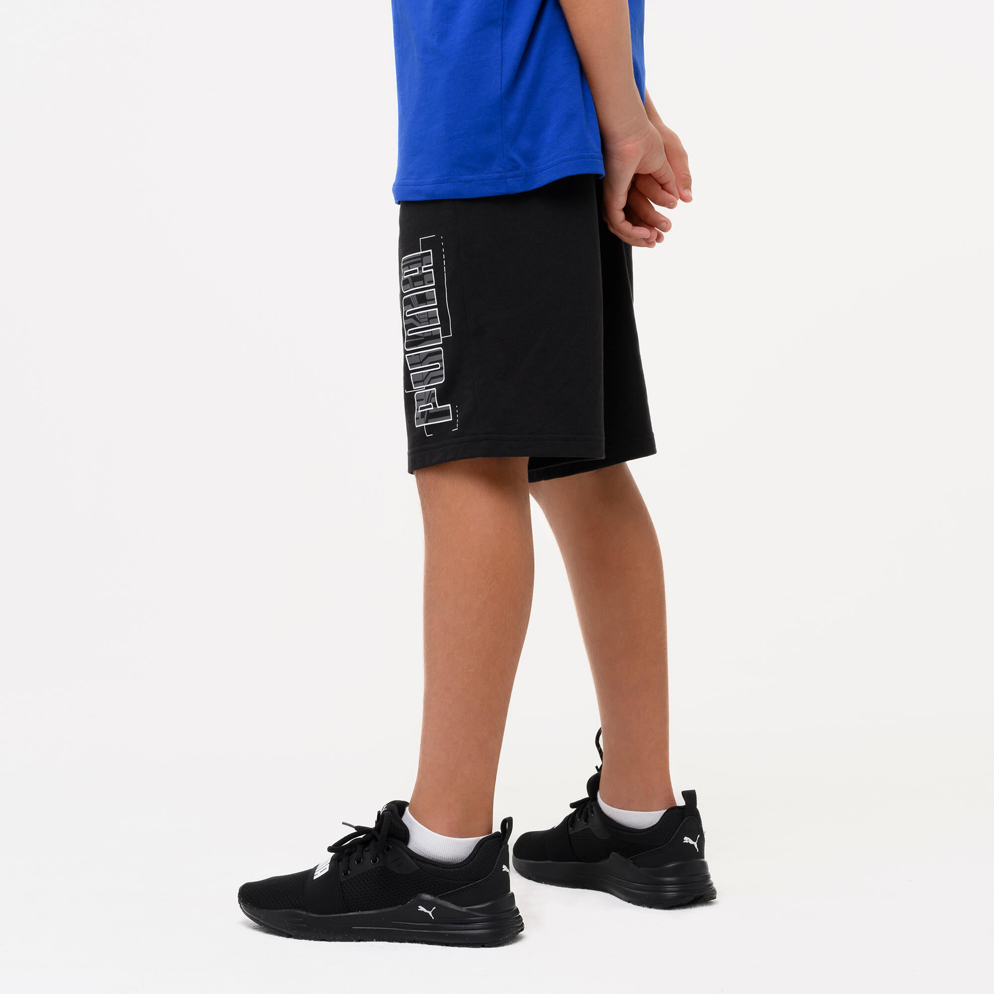 Kids' Cotton Shorts - Black