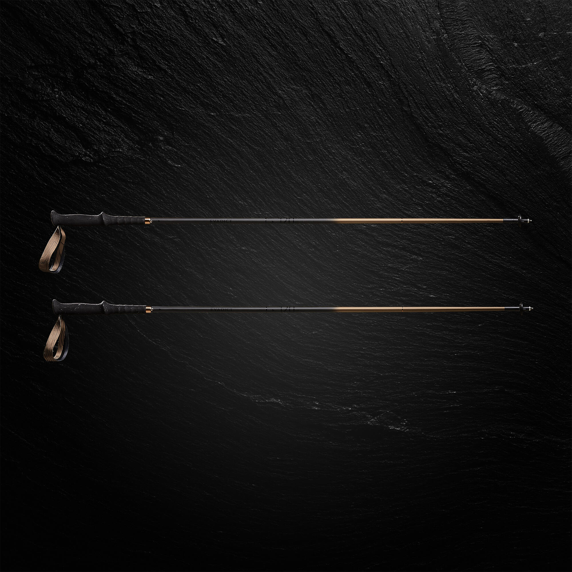 3-PIECE CARBON FOLDING TRAIL RUNNING POLES