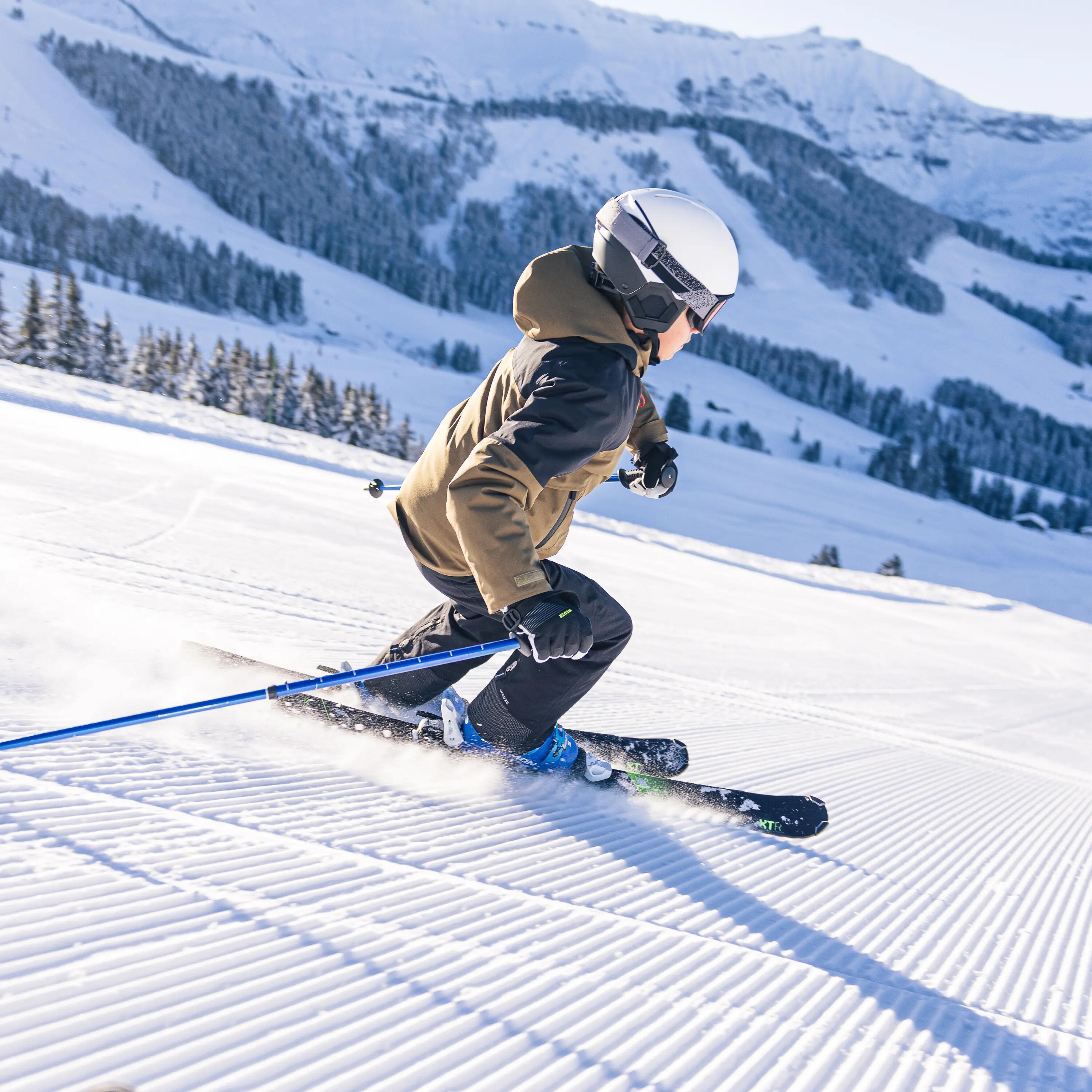 Kids’ warm and waterproof ski trousers PNF 900 - Black