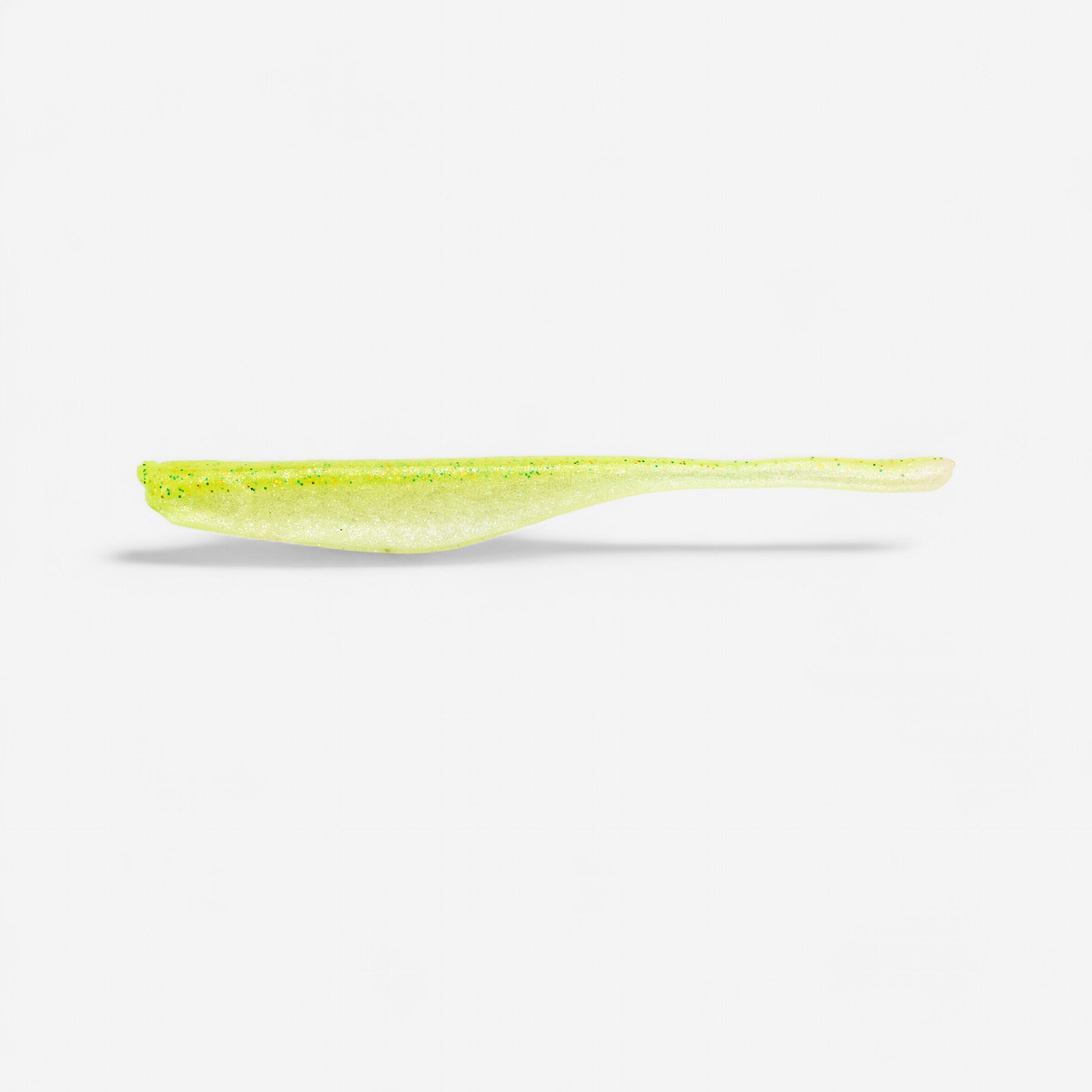SOFT FINESS LURE WITH WXM YUBARI FINSS 75 ATTRACTANT CHARTREUSE