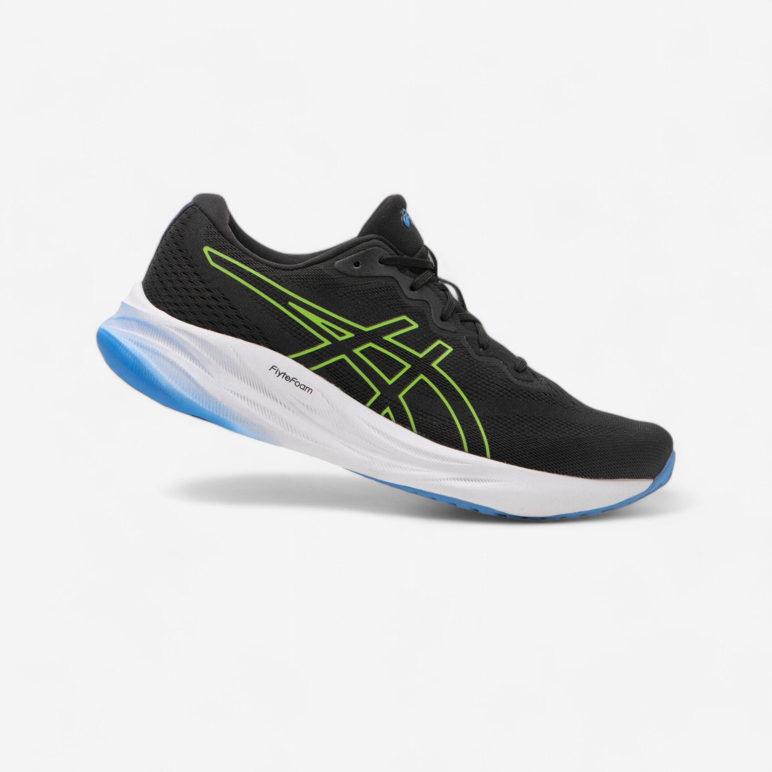 MEN'S ASICS GEL-PULSE 15 RUNNING SHOES - BLACK YELLOW