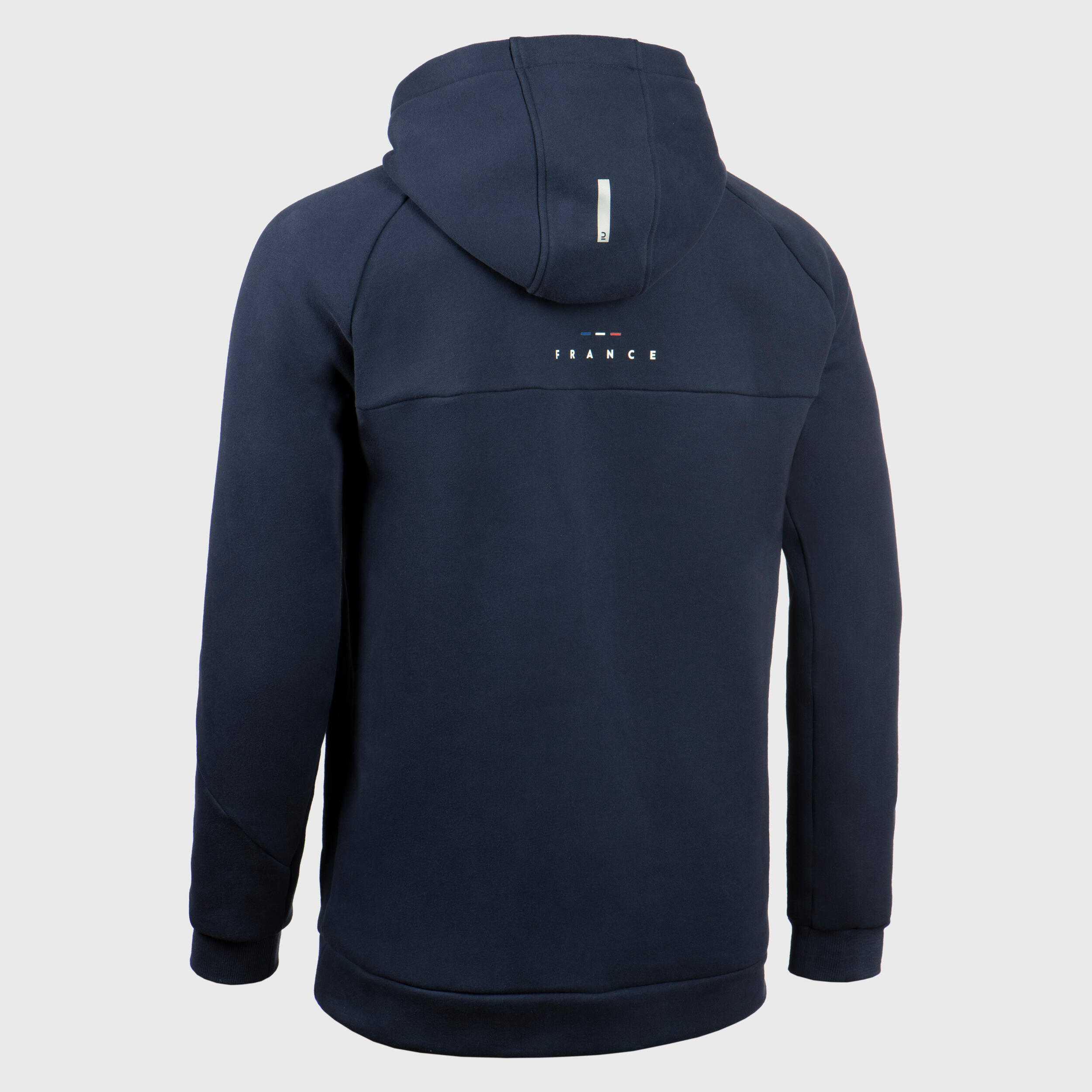 Adult Rugby Hoodie Sweatshirt R500 France - Blue