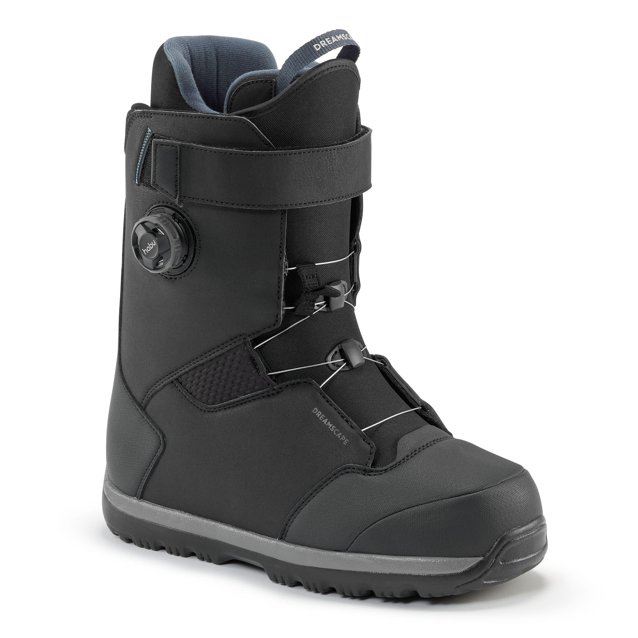 Women's snowboard boots with adjustment wheel  medium flex - ALLROAD 500 black