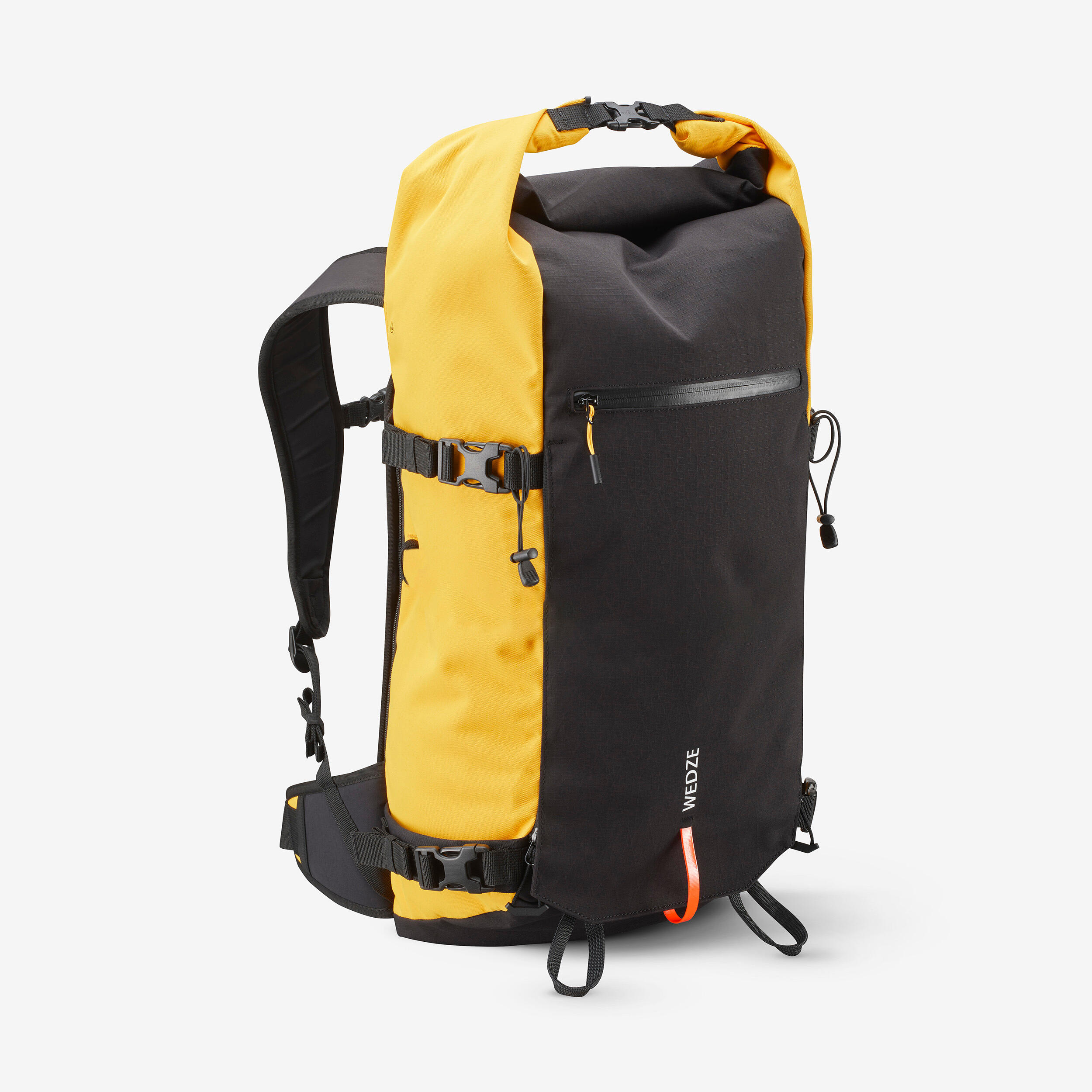 Roll-top freeride ski/snowboard backpack  Robust Freeride 30L yellow