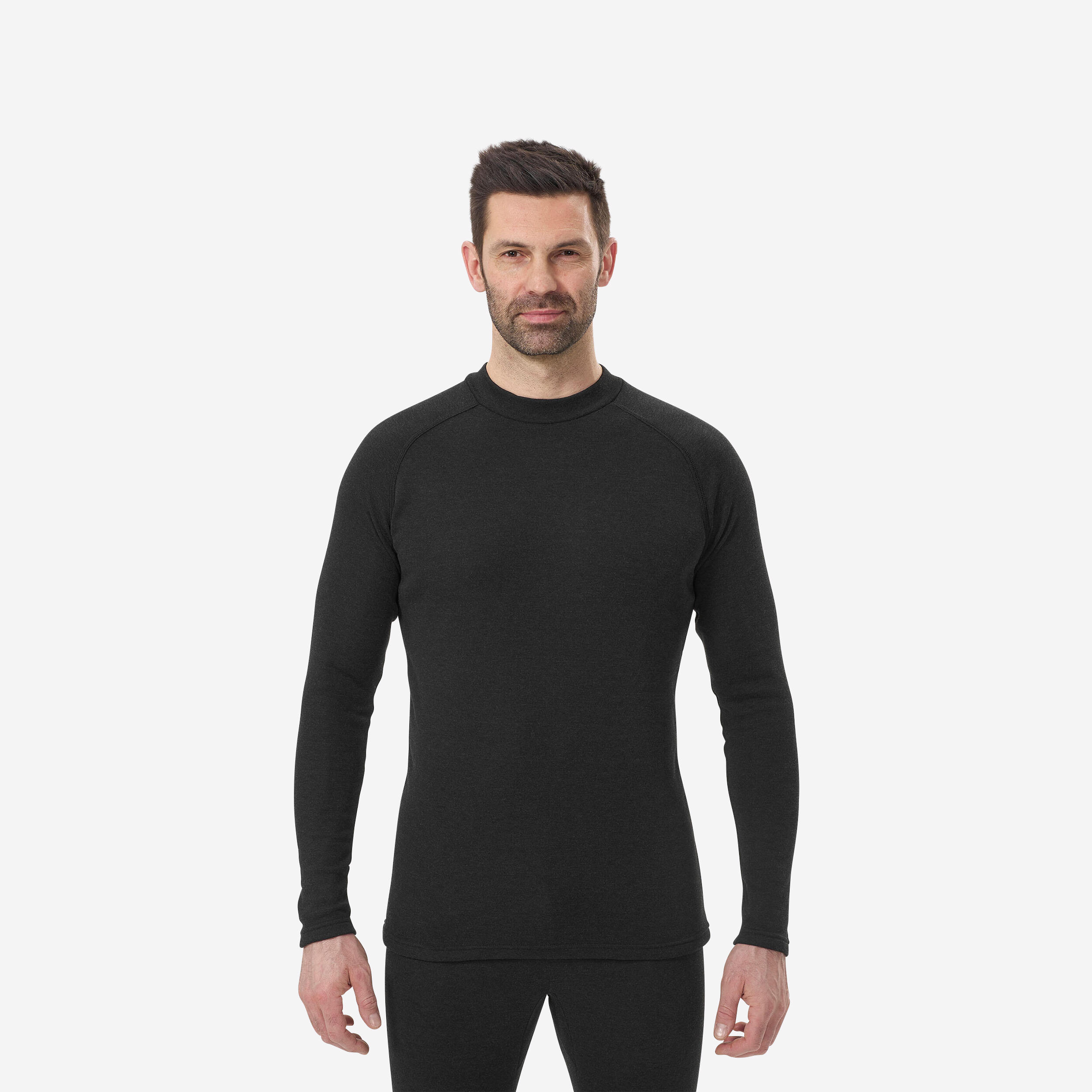 Men's ski base layer top - BL 100 - Black