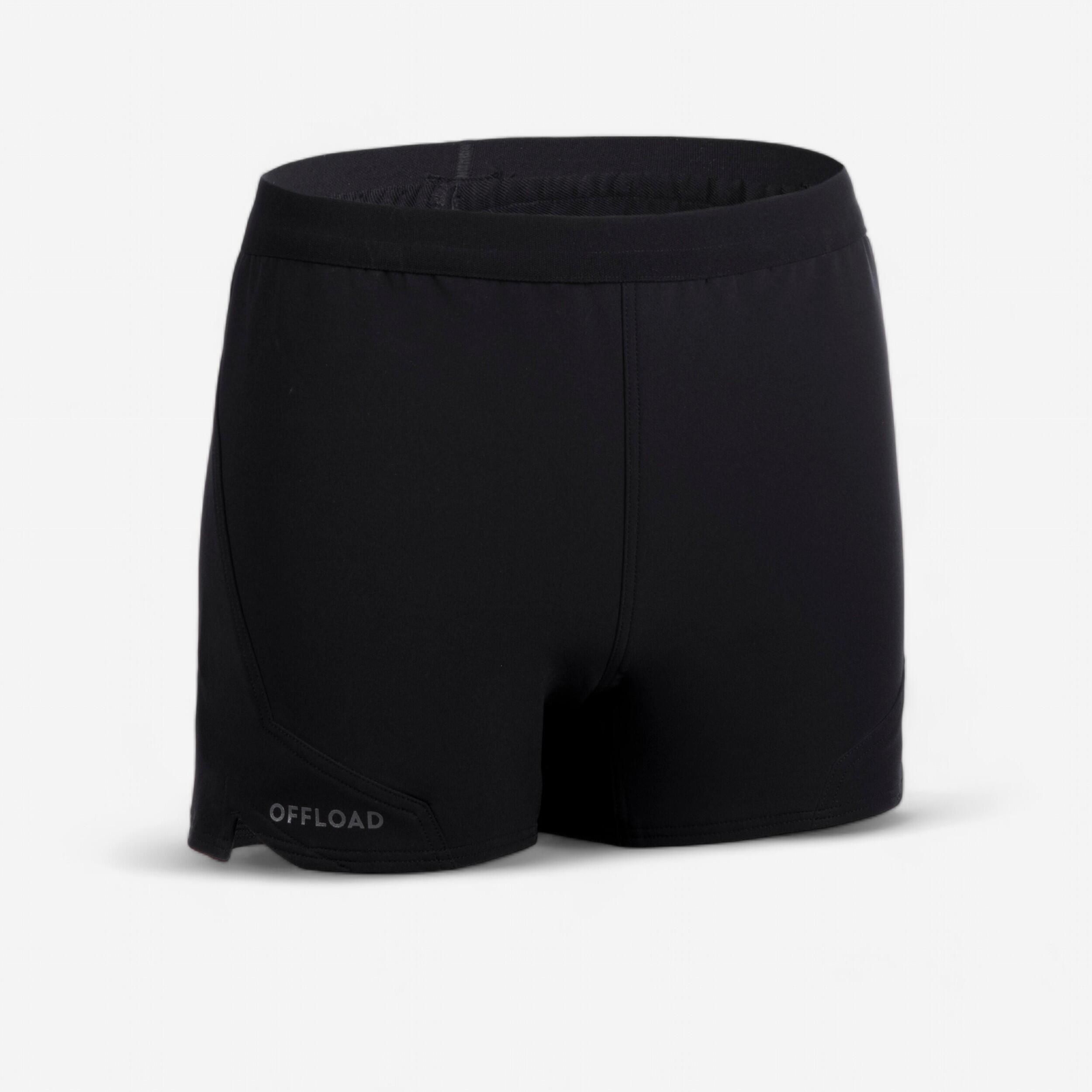 Women's Rugby Undershorts R500 - Black