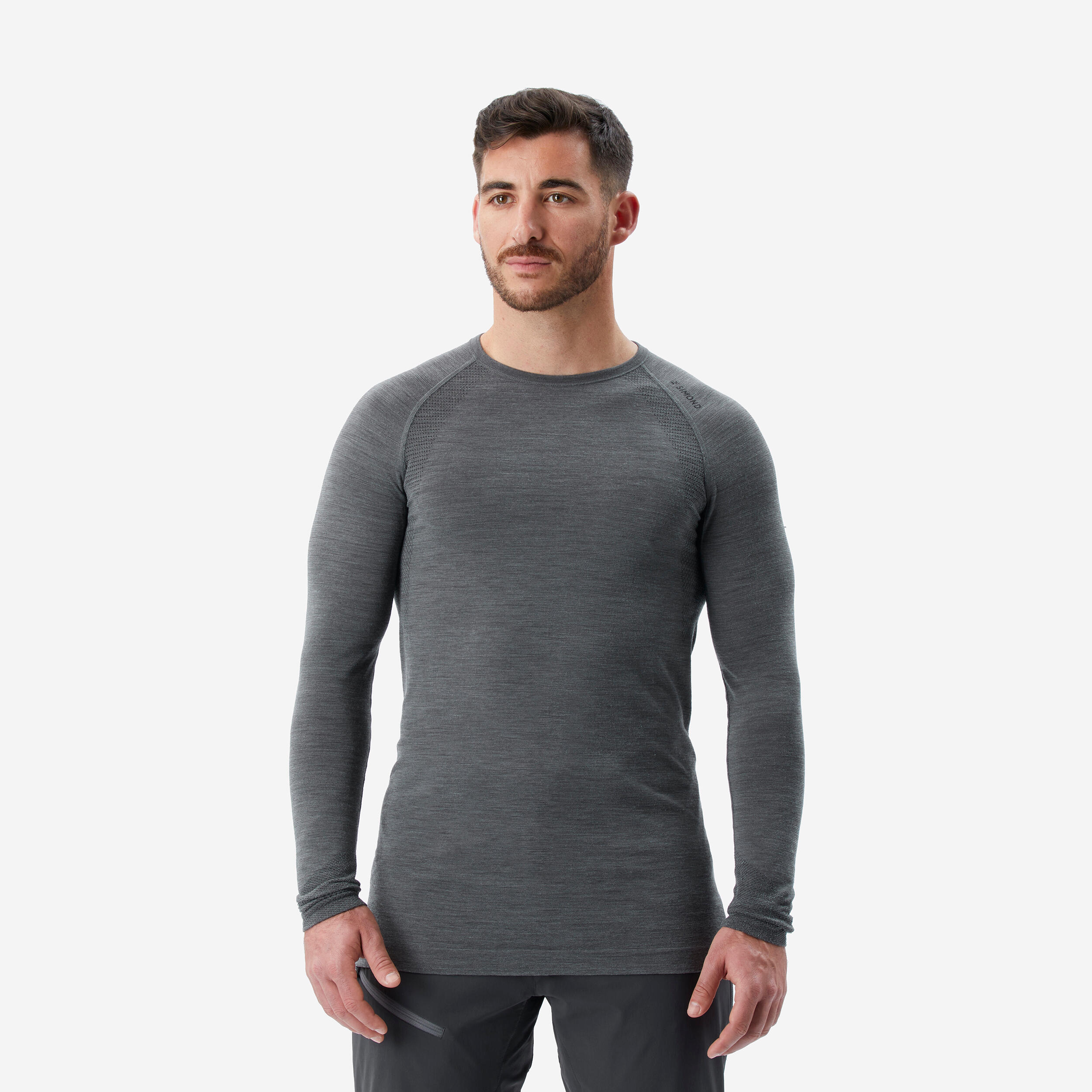 Men's Long-Sleeve Seamless Wool T-Shirt - ALPINISM