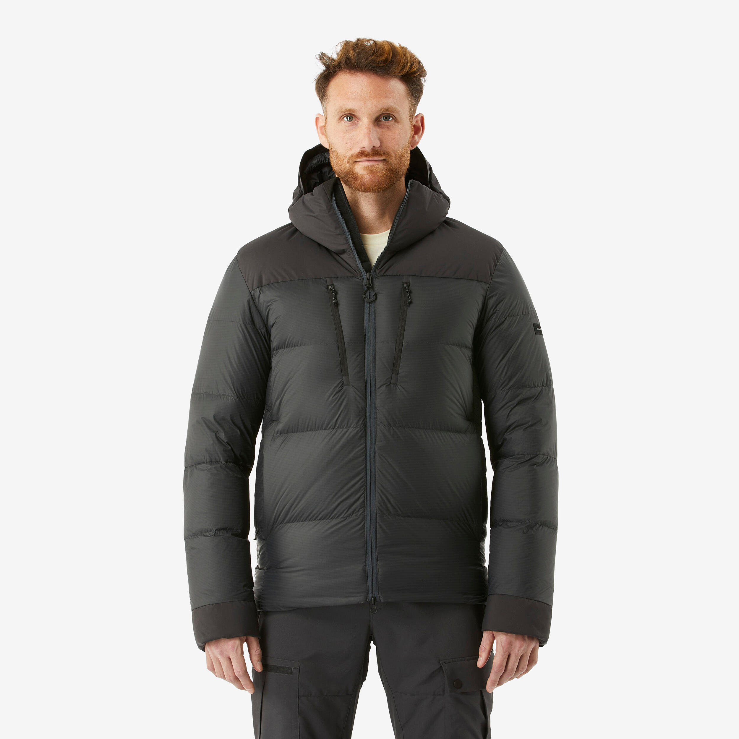 Men’s Hooded Down Jacket - MT900 -20°C - Black