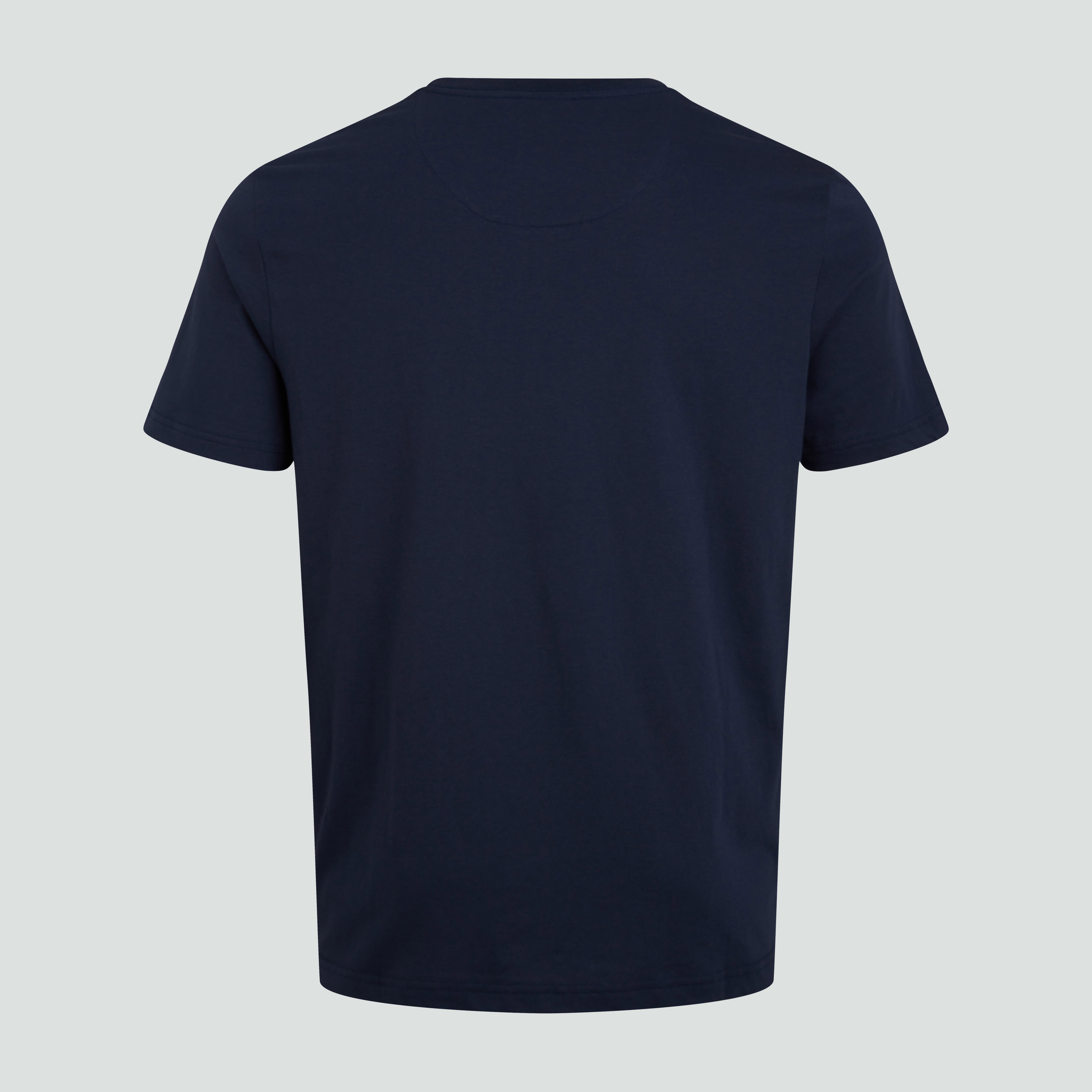 Adult Rugby Short-Sleeved CCC Logo T-Shirt - Navy Blue
