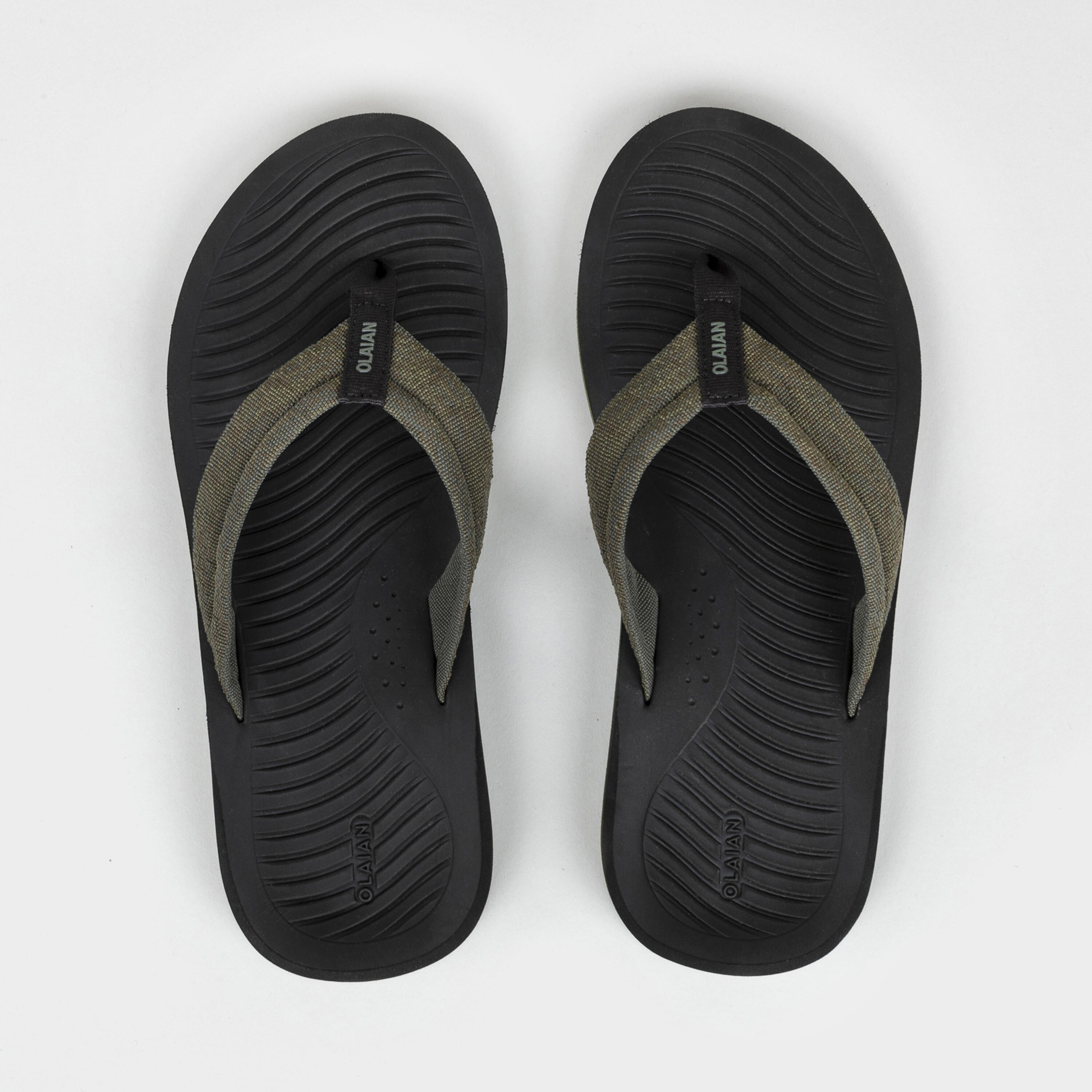 Men's Flip-Flops 500 - Khaki