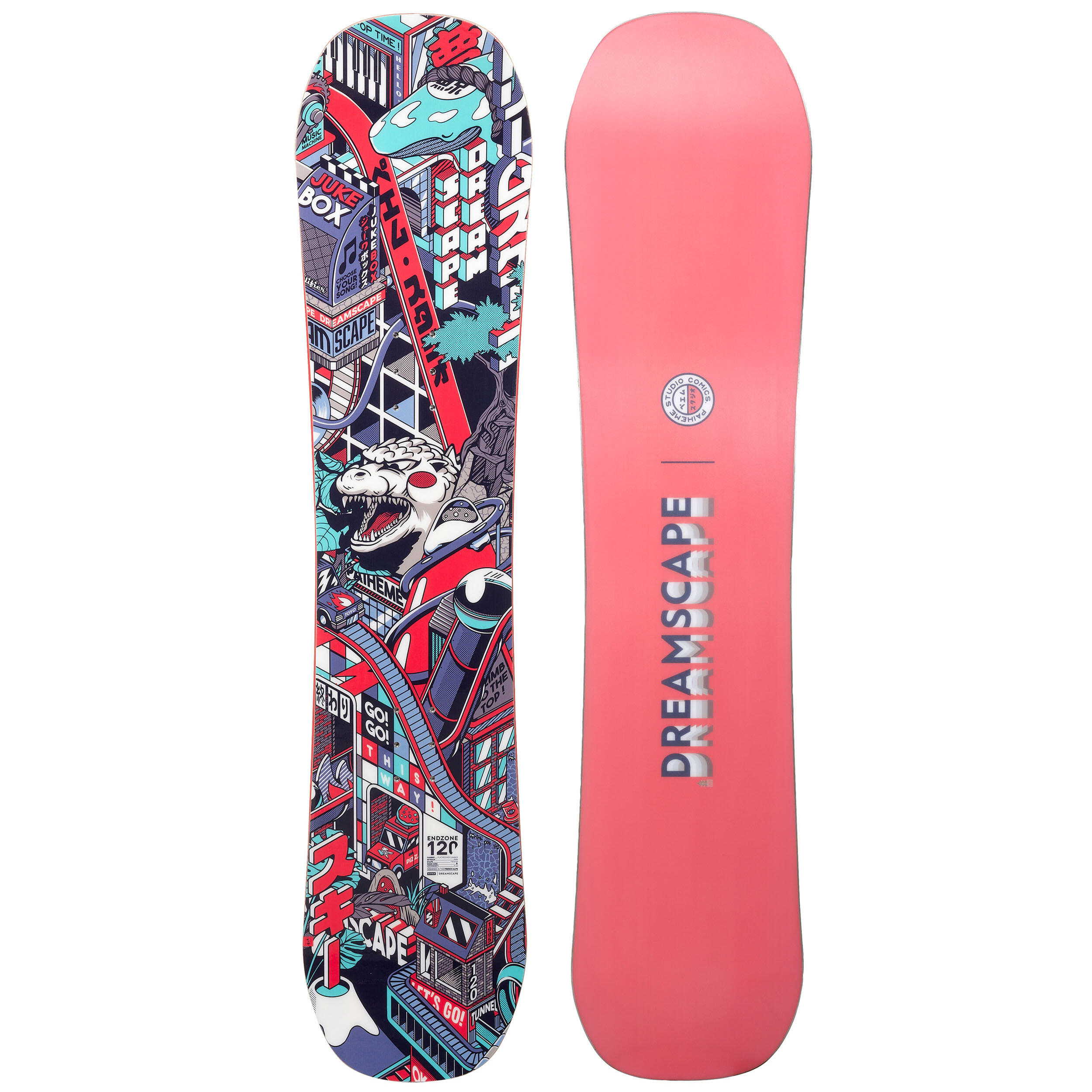 Kids’ Freestyle All Mountain Snowboard- Endzone JR 120 cm