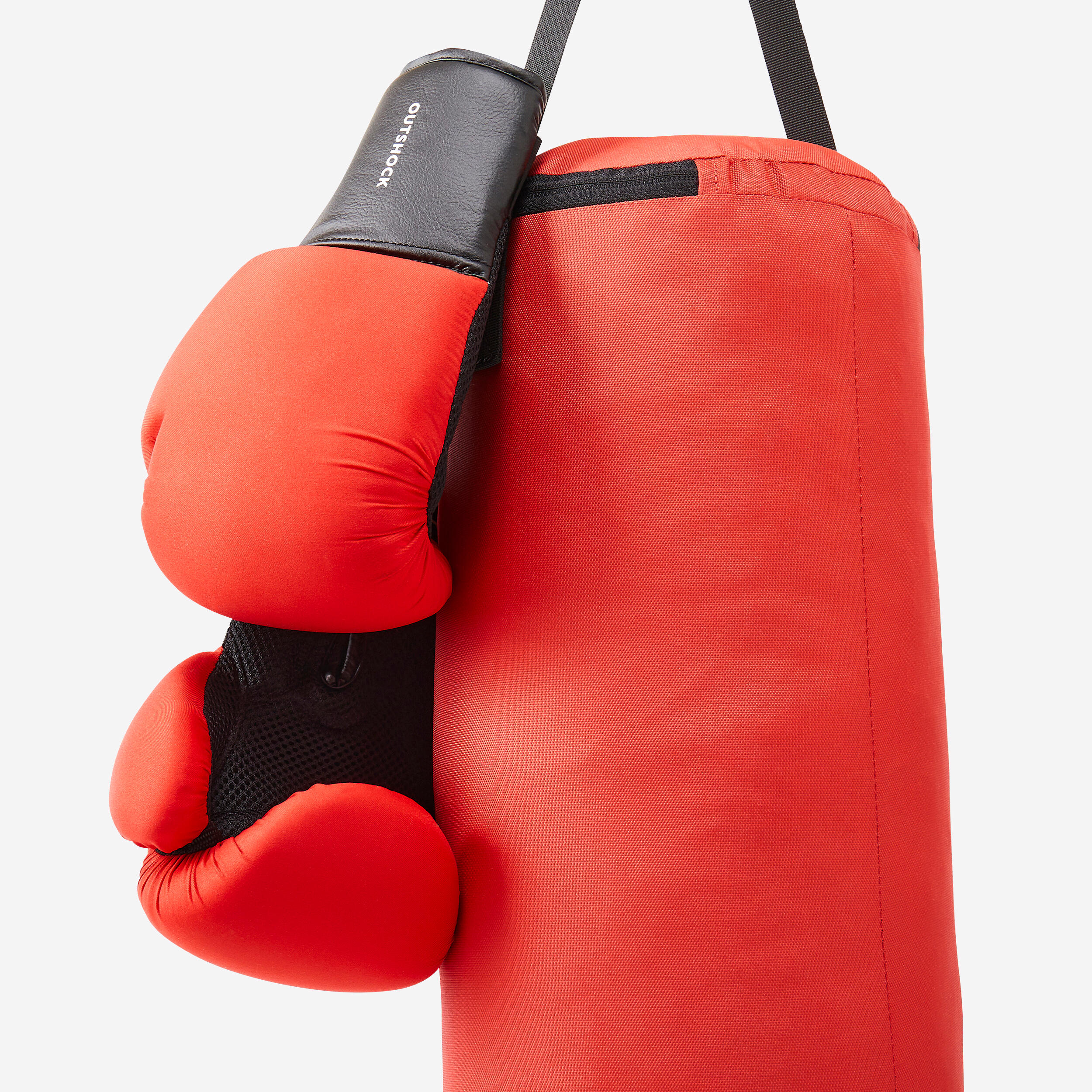 Kids' Punching Bag and Boxing Gloves Set - Red