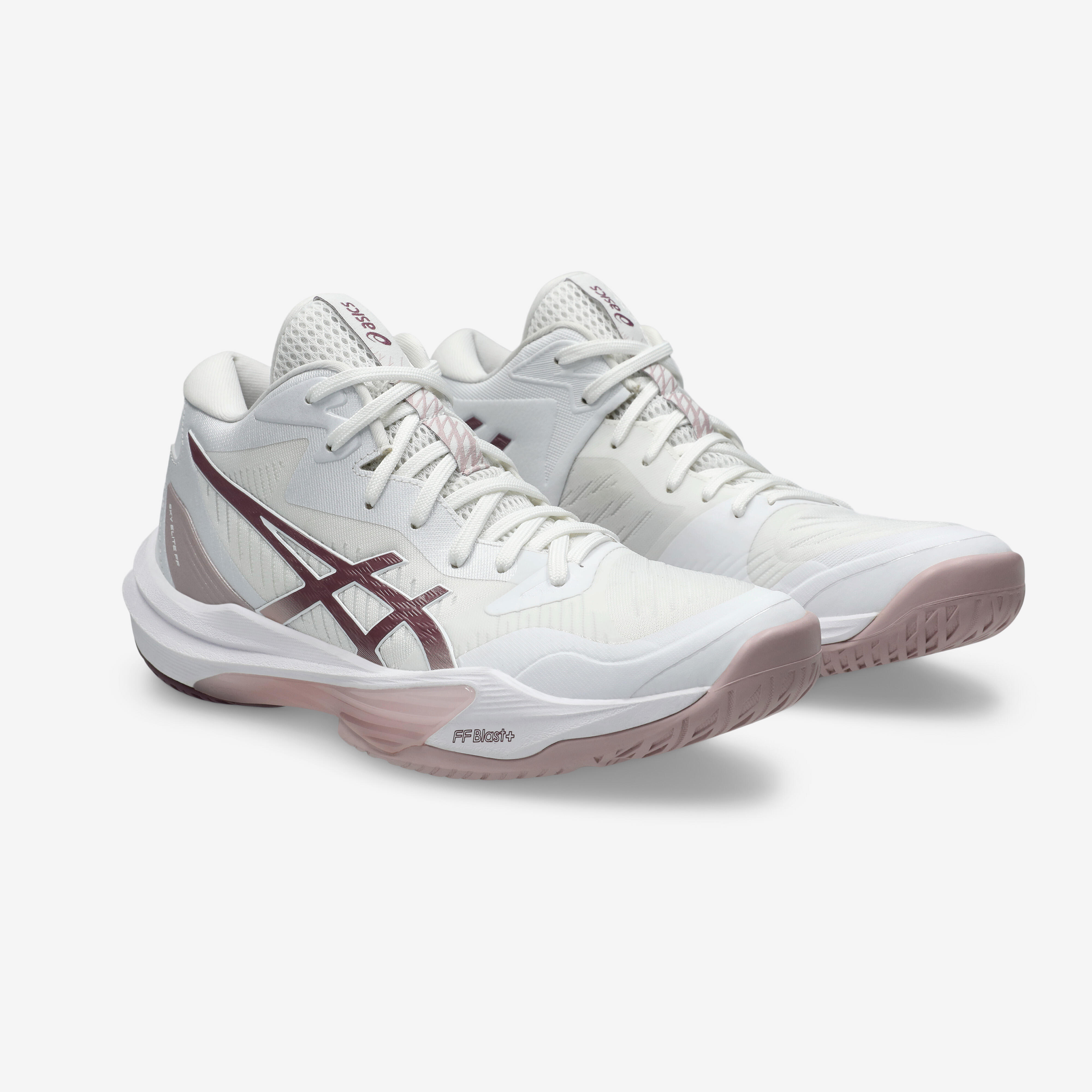 Women's Volleyball Shoes Sky Elite - White/Mauve
