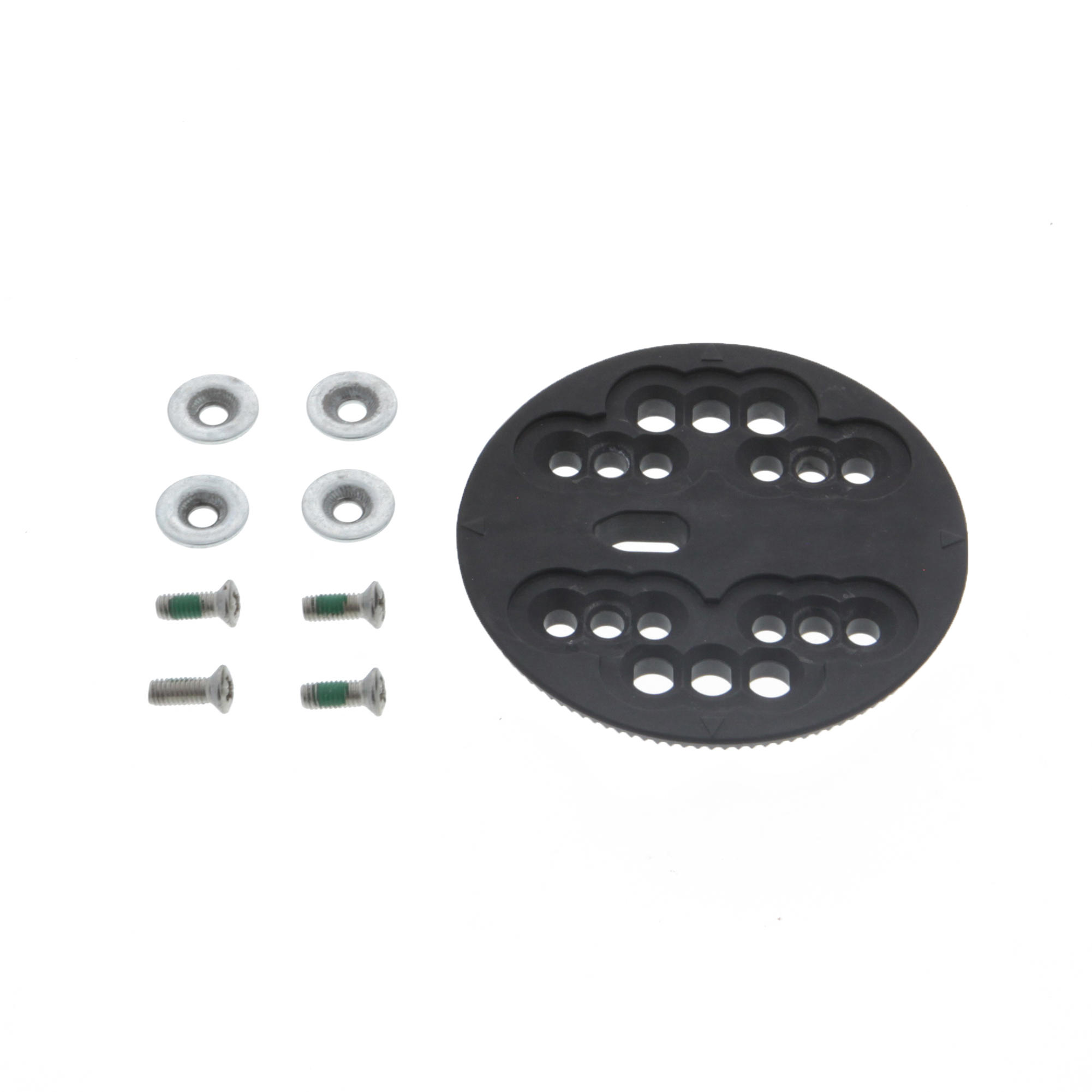 1 snowboard binding disc + 4 screws (16 mm)