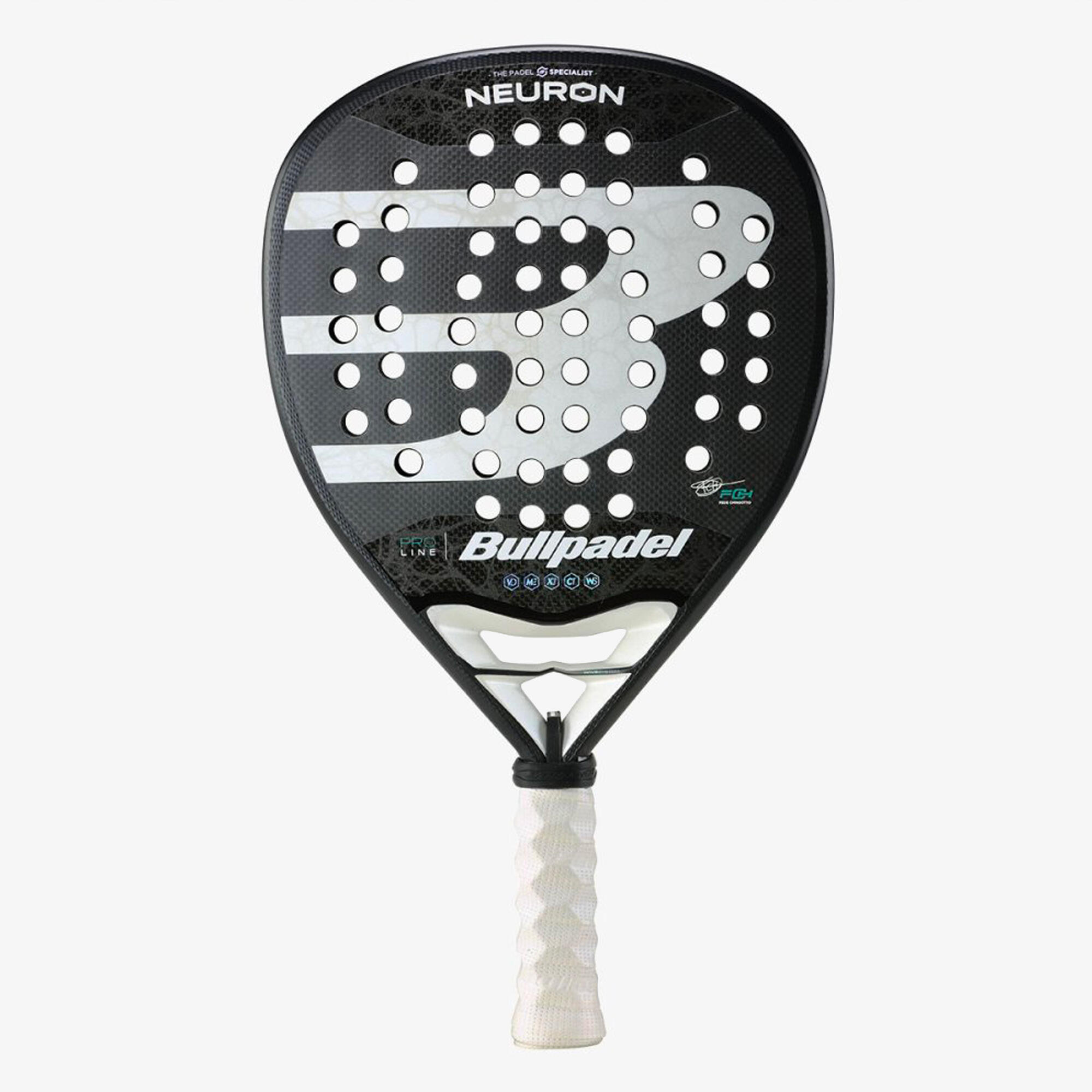 Adult Padel Racket Bullpadel Neuron Fede Chingotto