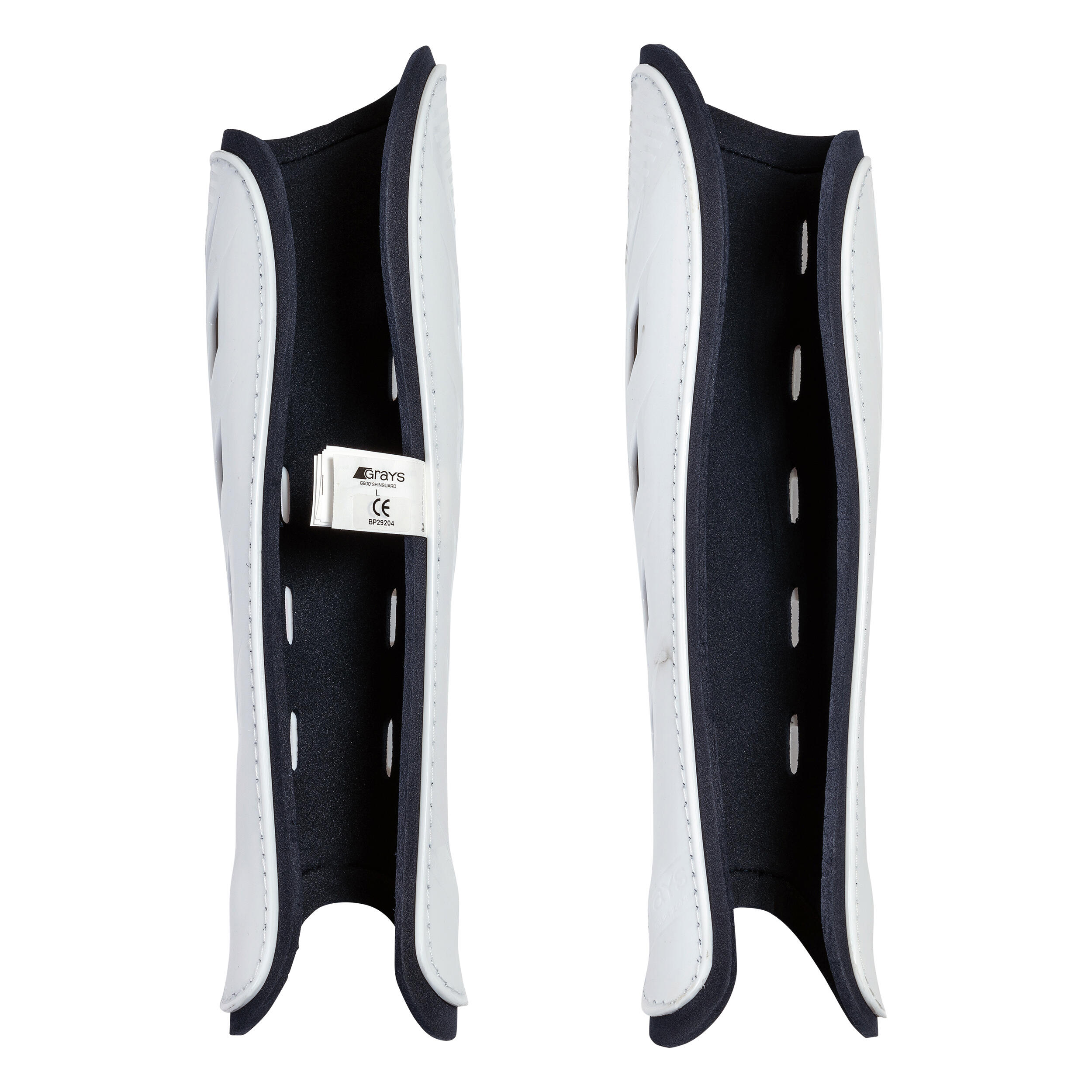 Kids'/Adult Medium Intensity Field Hockey Shin Guard G600 - White