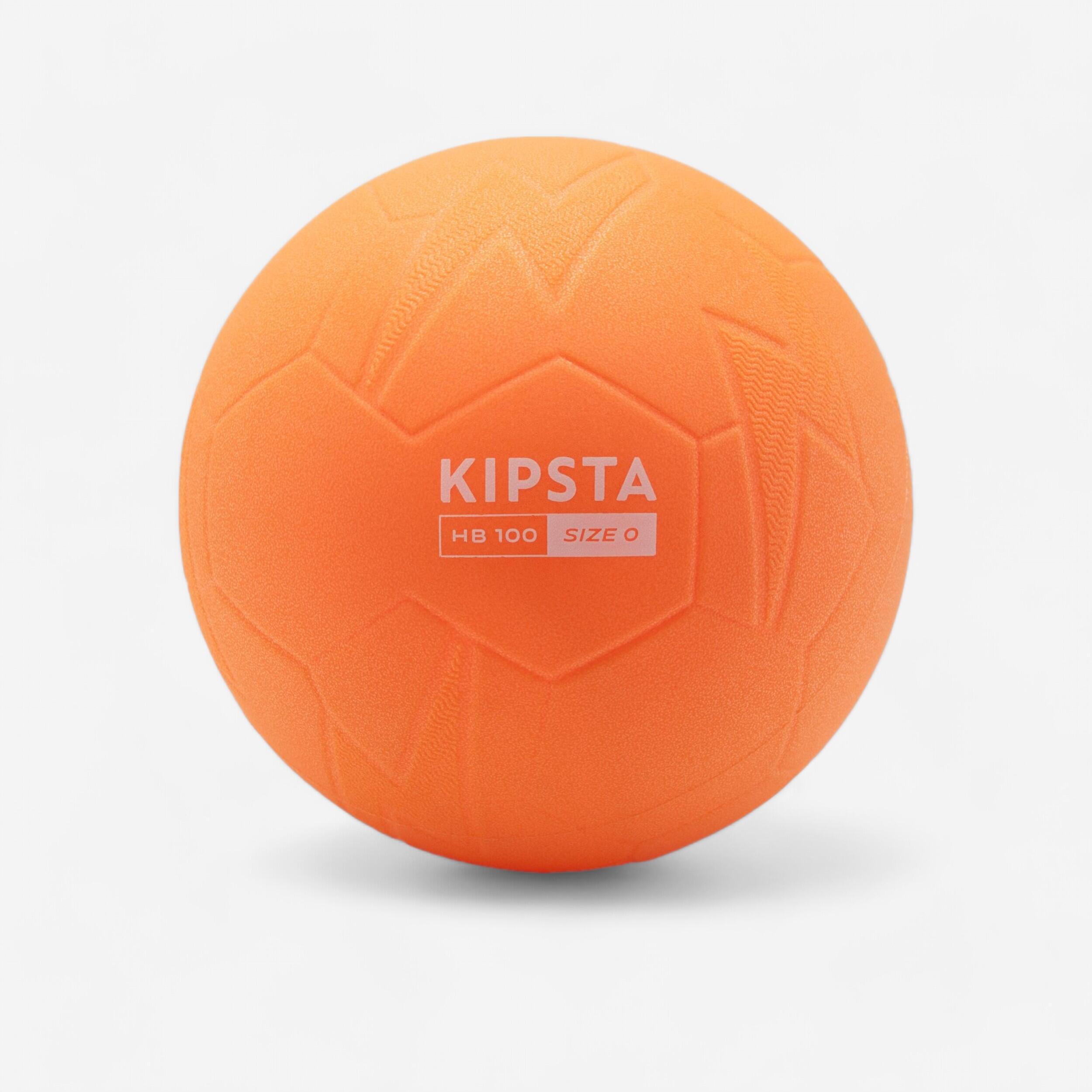 Size 0 Beginner's PVC Handball H100 Soft - Orange