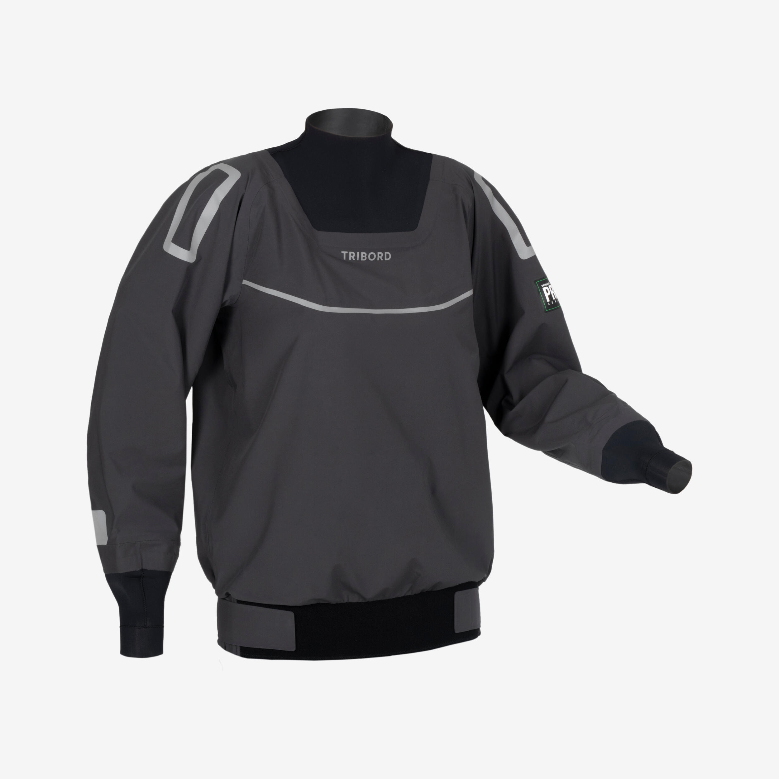 Men's Sailing Lightweight Shell Jacket - Offshore Pro Series Charcoal Grey