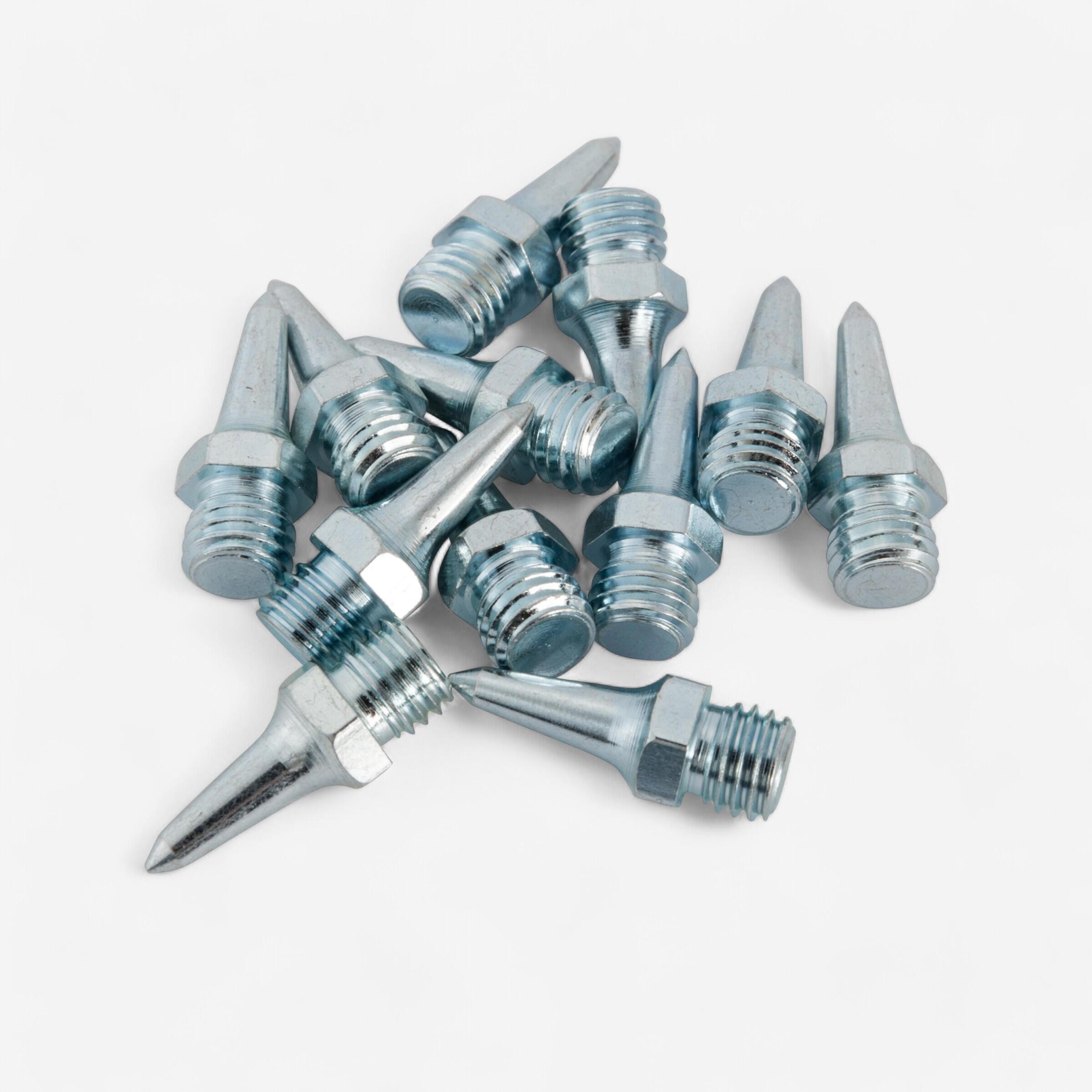 SET OF 12 STEEL 12 MM SPIKES FOR ATHLETICS SHOES