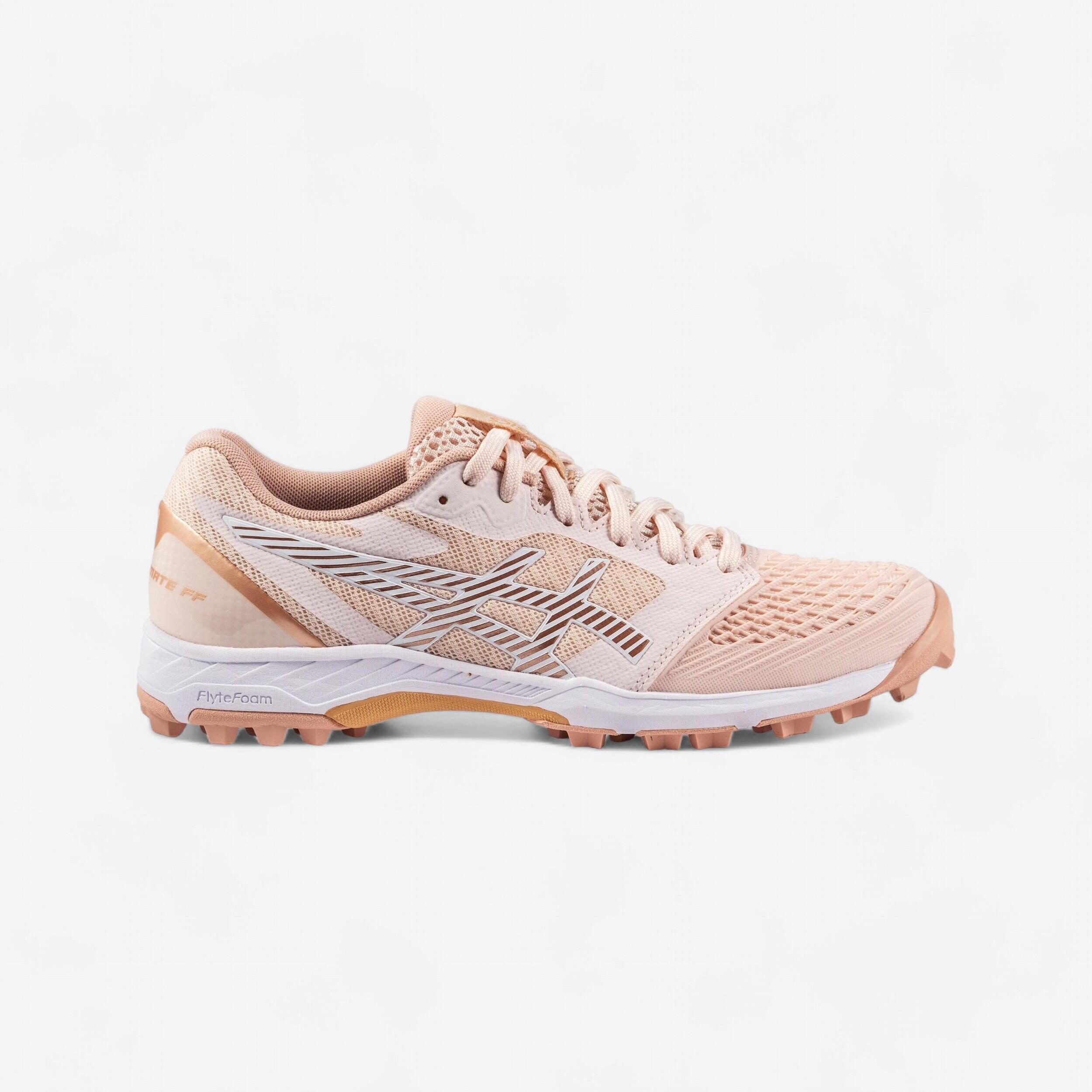 Women's High-Intensity Field Hockey Shoes Ultimate FF - Salmon