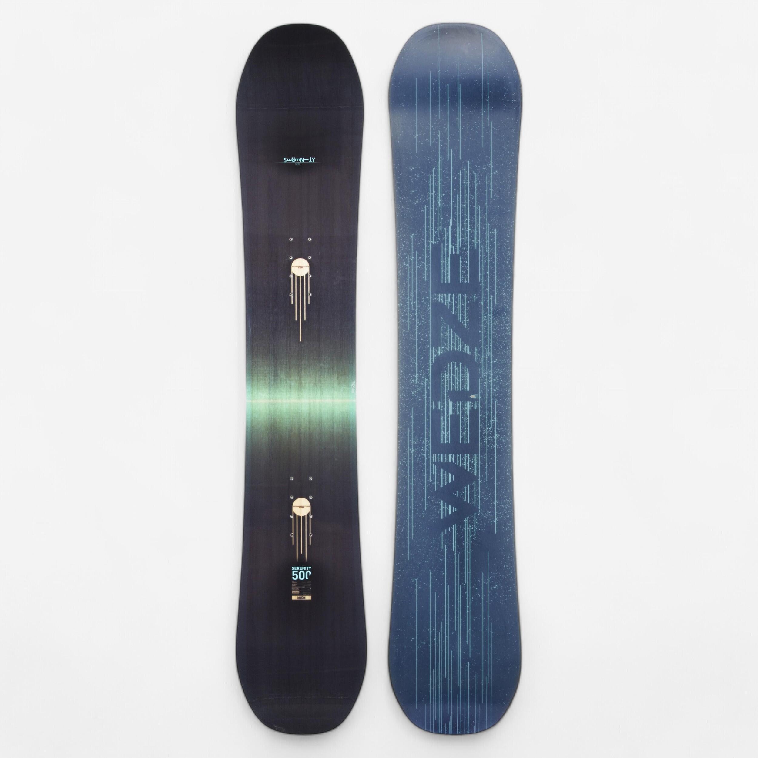 Women’s Snowboard All Mountain Freeride - Serenity 500 Blue