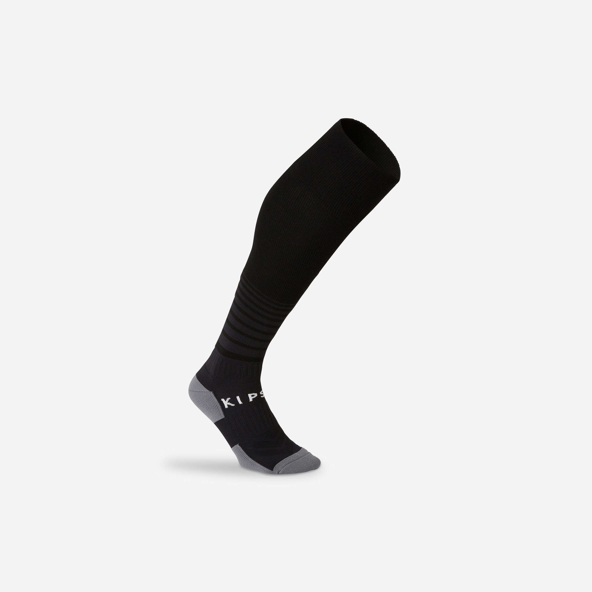 Kids' breathable football socks  black