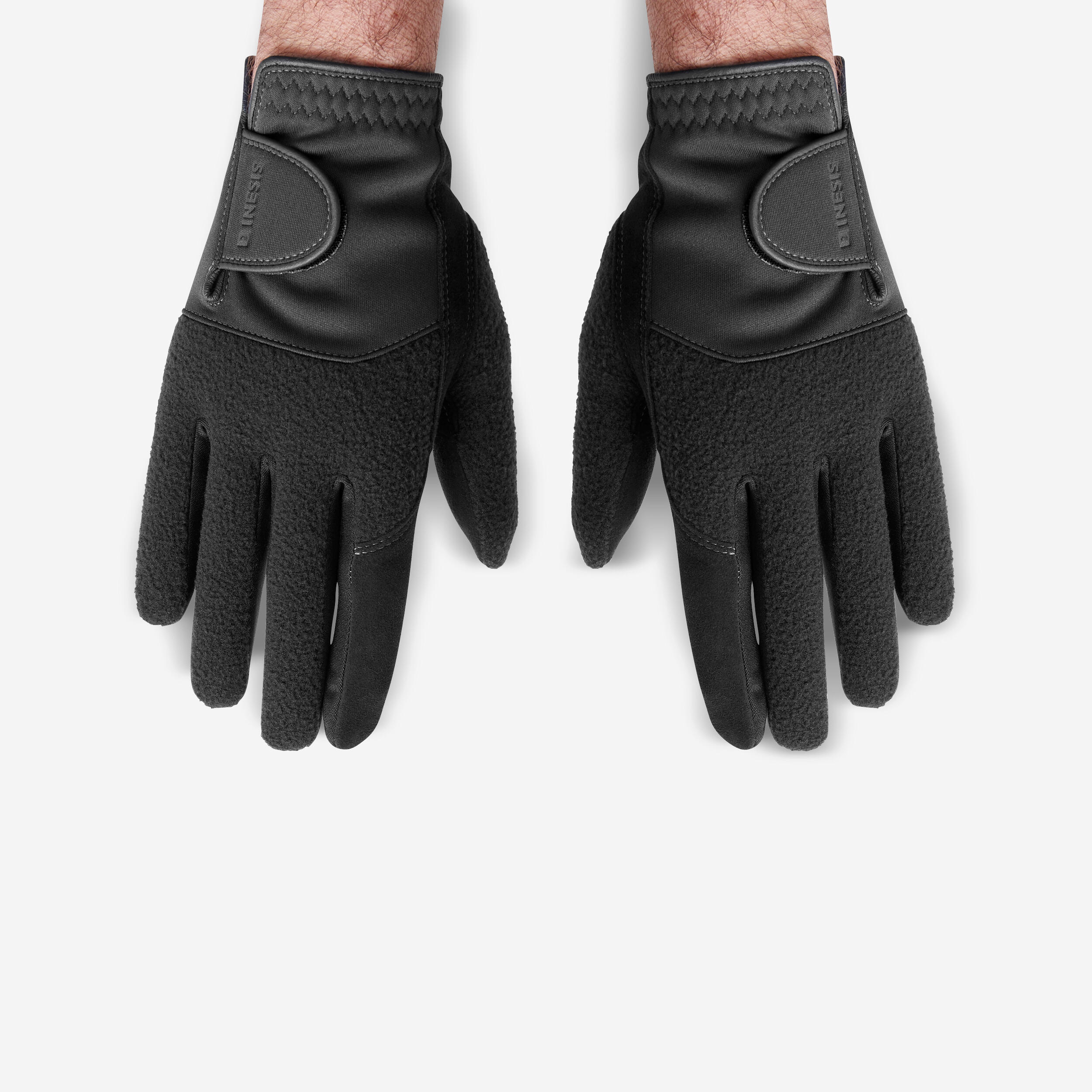 Men's winter golf gloves pair - CW black