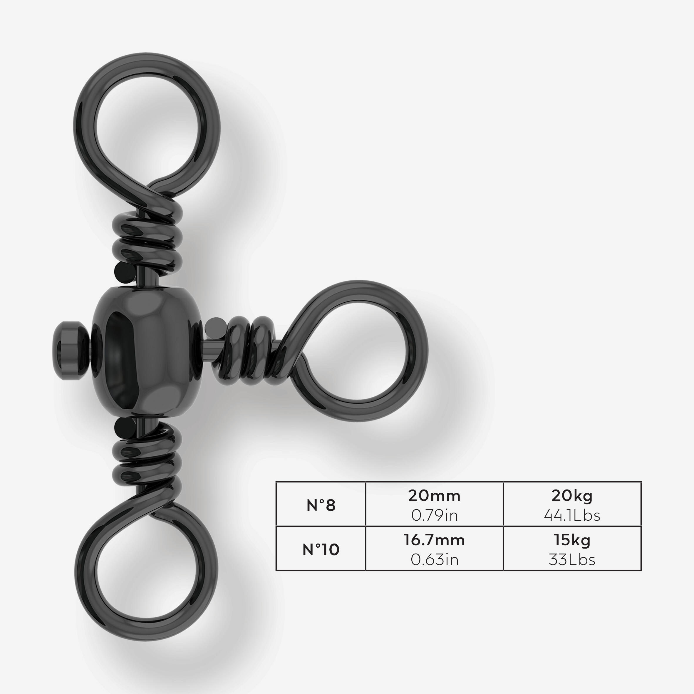 Swivel paternoster black nickel