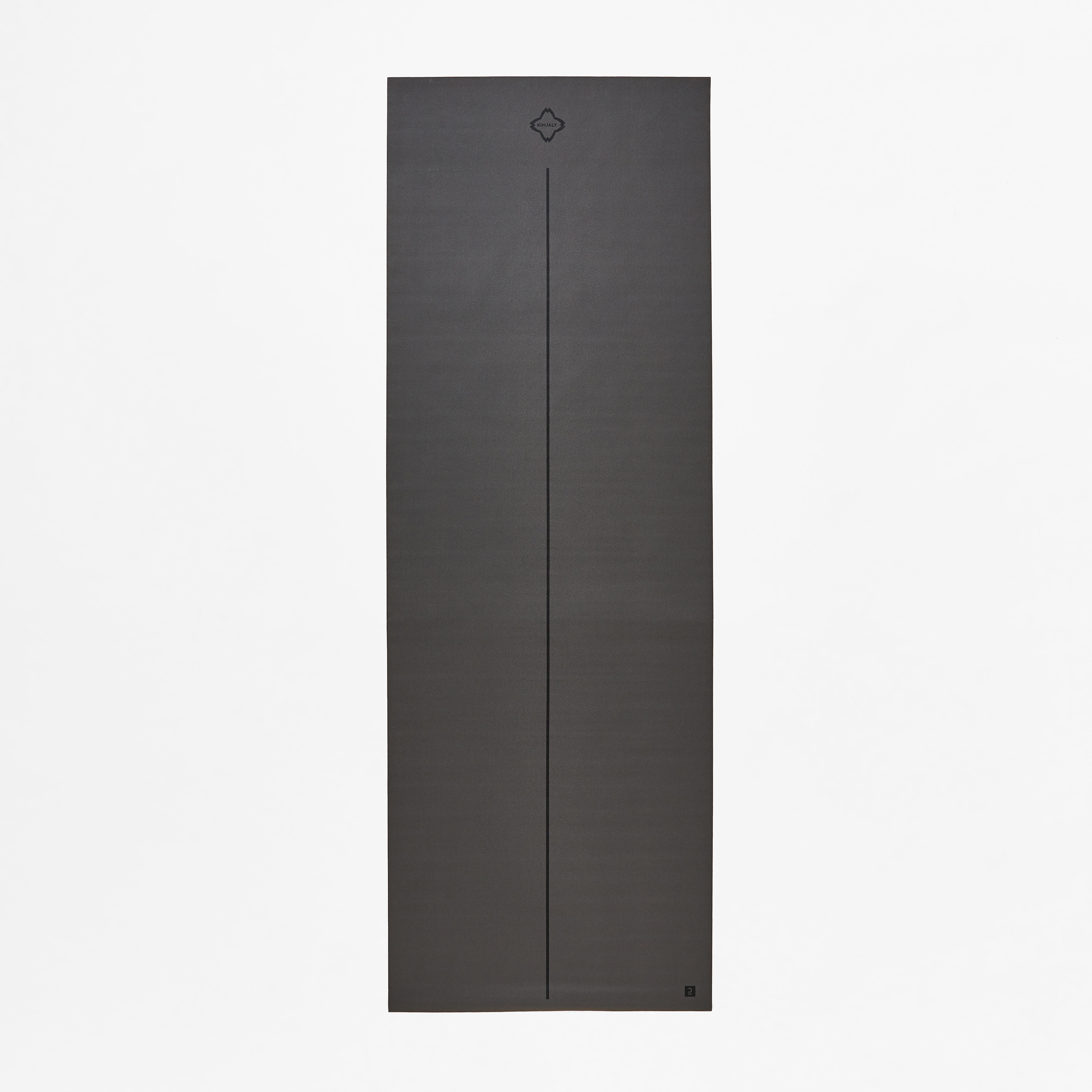 Foldable Travel Yoga Mat / Mat Cover 180 cm ⨯ 62 cm ⨯ 1.33 mm - Grey