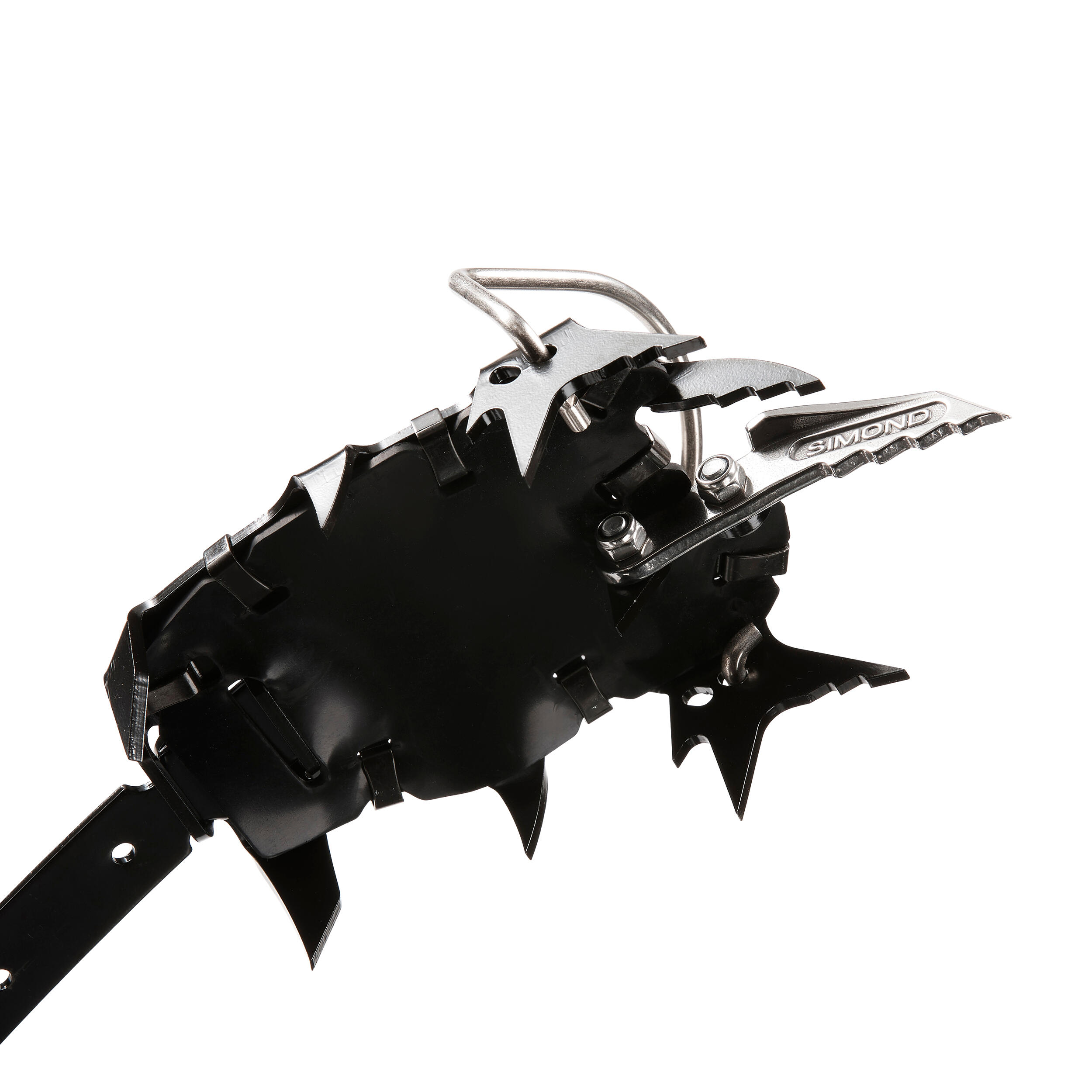 Single-point mountaineering CRAMPONS - AUTOMATIC MONOCEROS
