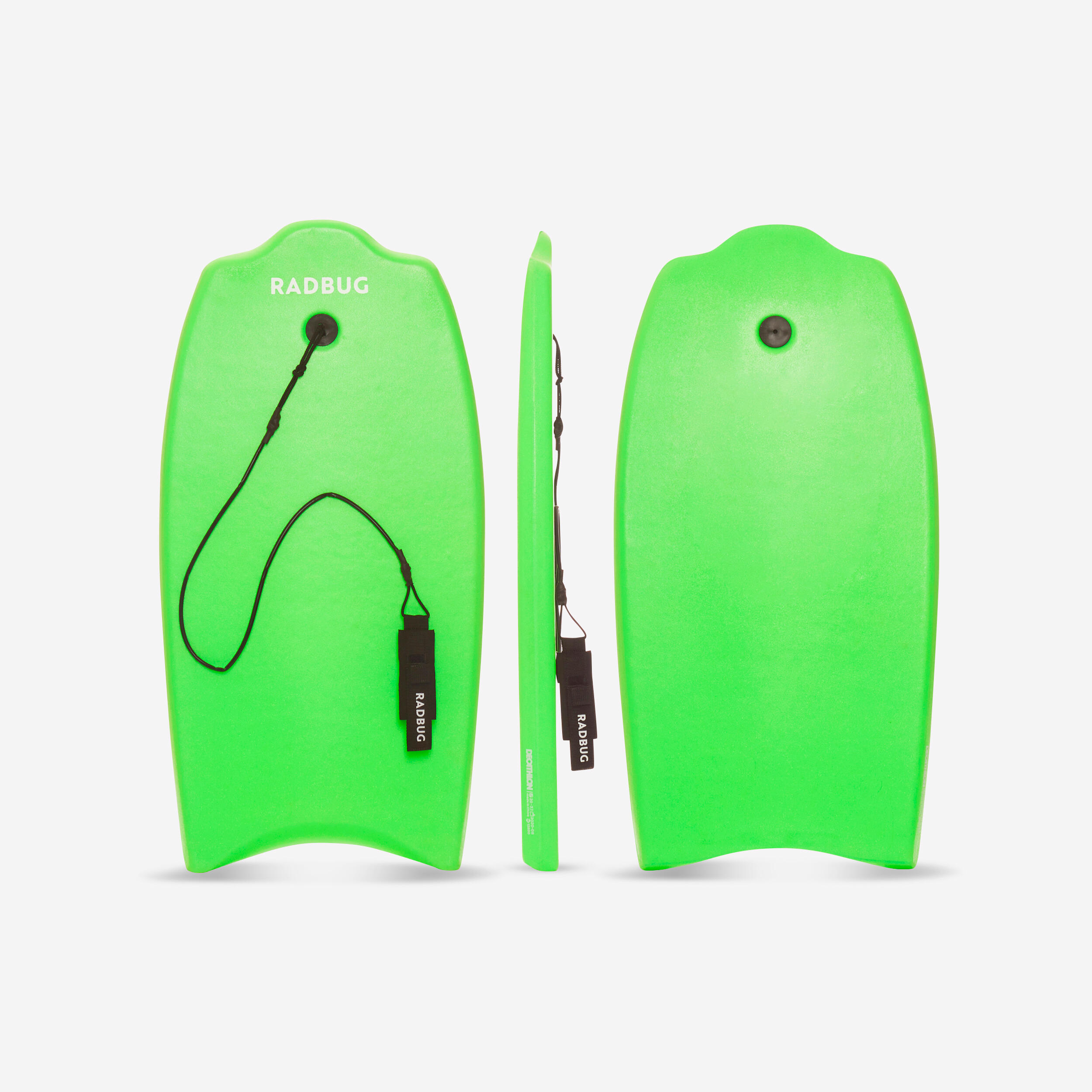 KIDS’ 100 BODYBOARD 6-12 YEARS - GREEN 35”