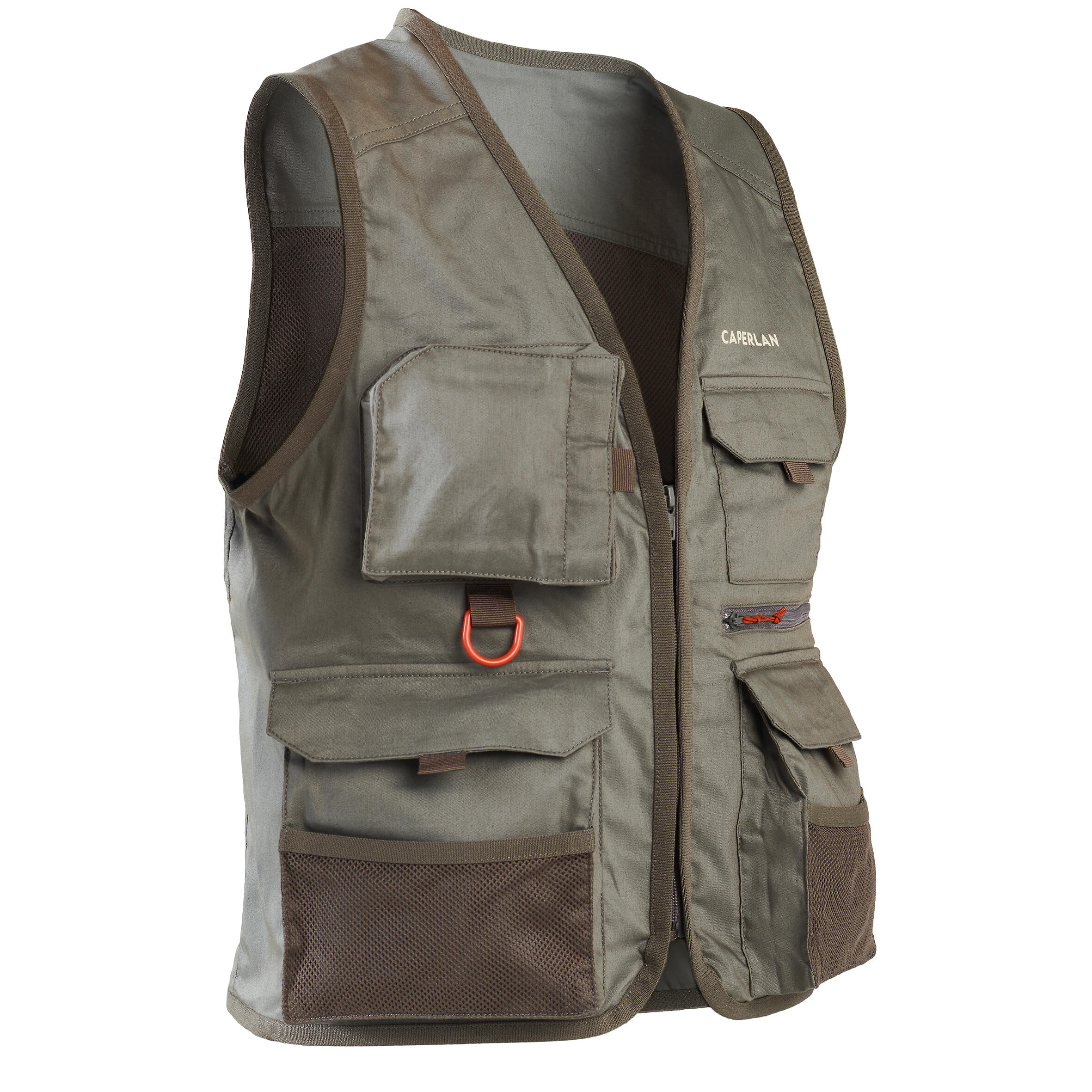 Junior fishing gilet - FV 100 S khaki