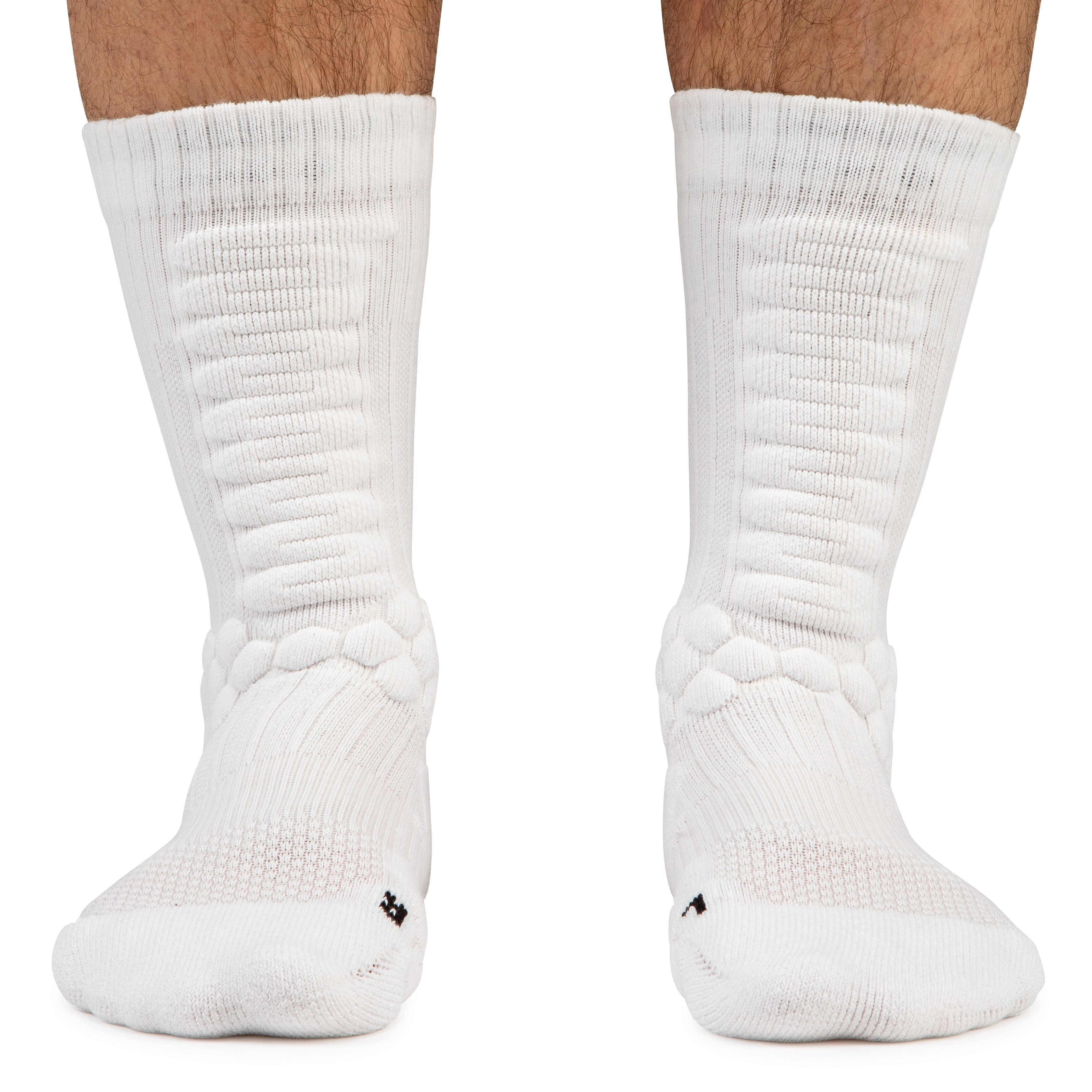 500 Skateboarding Mid-Rise Socks - White