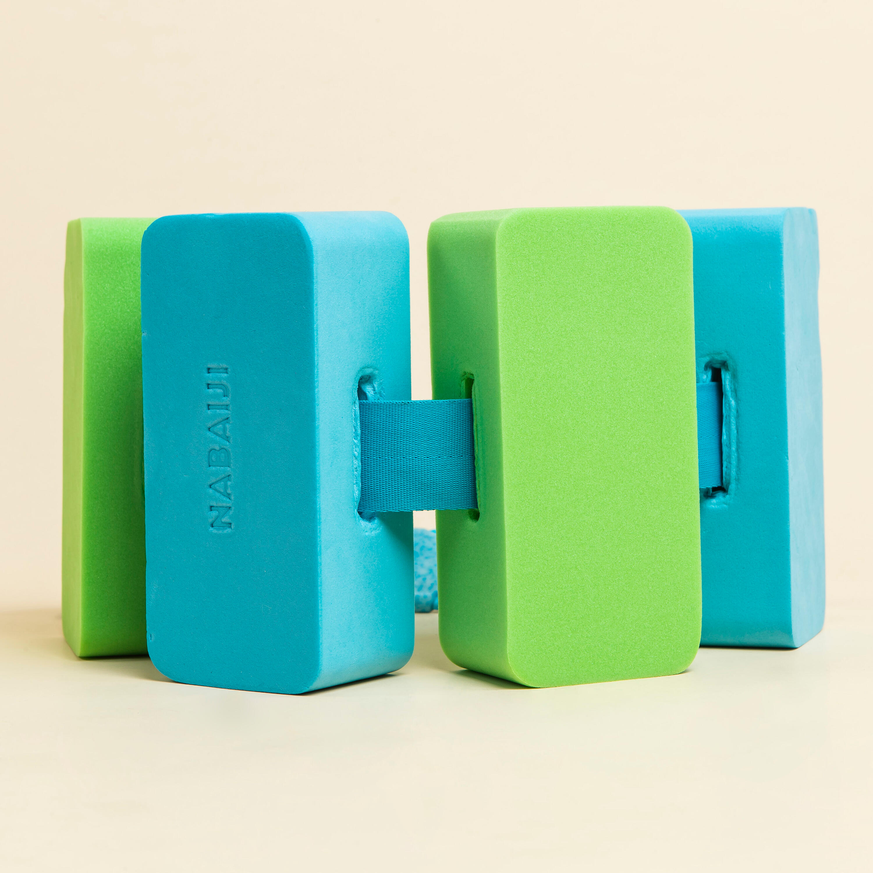 Swimming Belt 15- 60 Kg With Foam Inserts Blue And Green