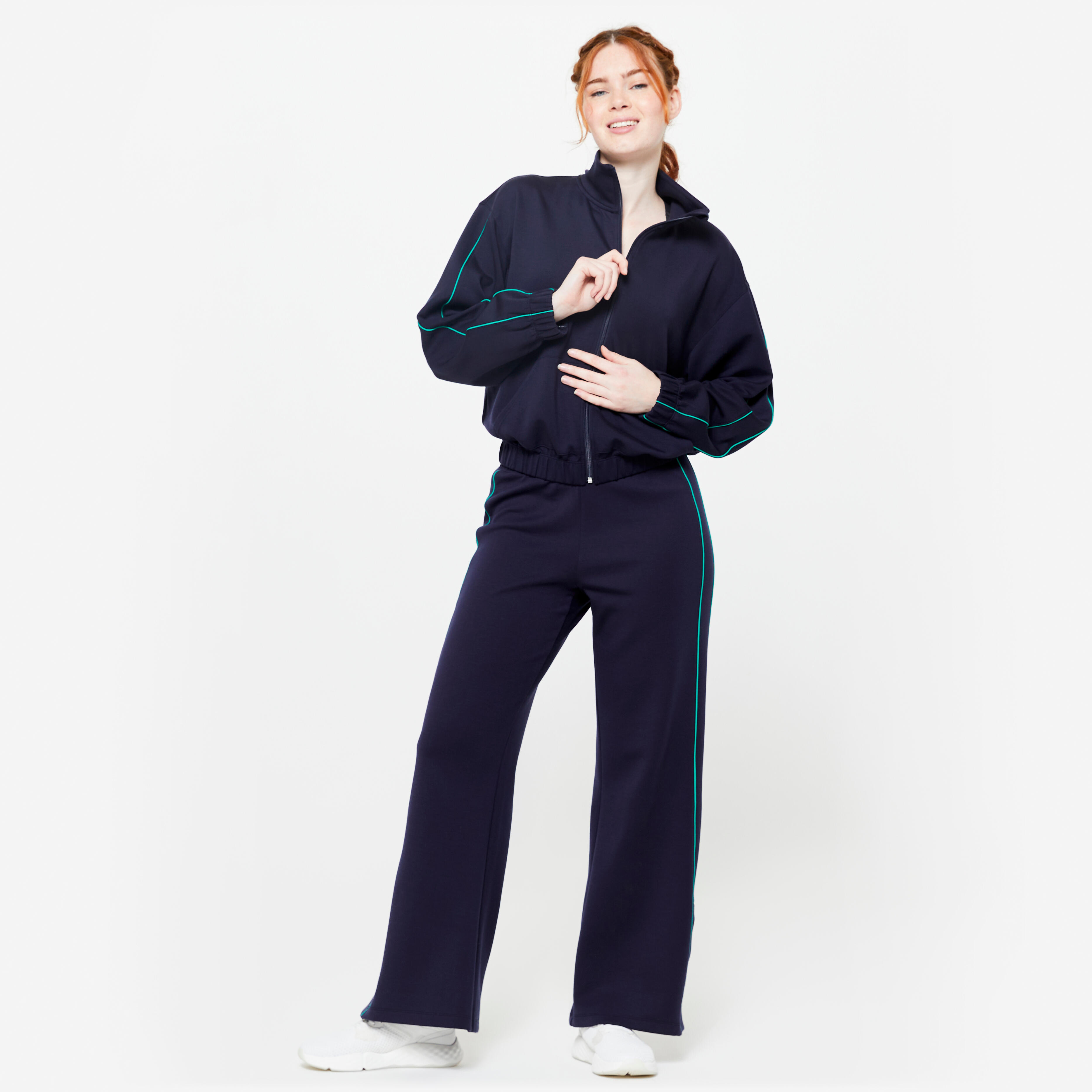 Short Jacket Heritage - Navy & Green Piping