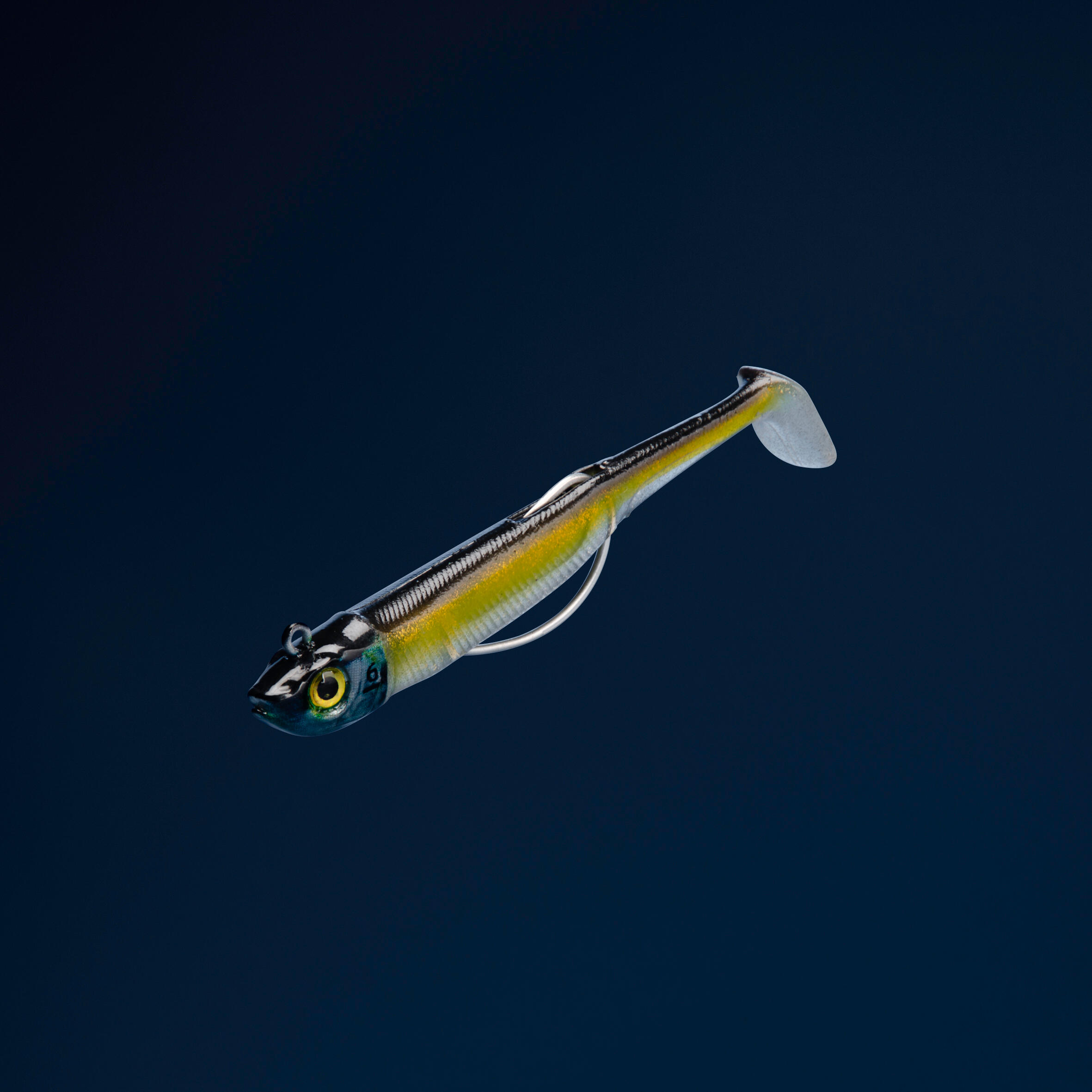 Sea fishing Texan anchovy shad lures COMBO ANCHO 70 6 g - AYU/ BLEU