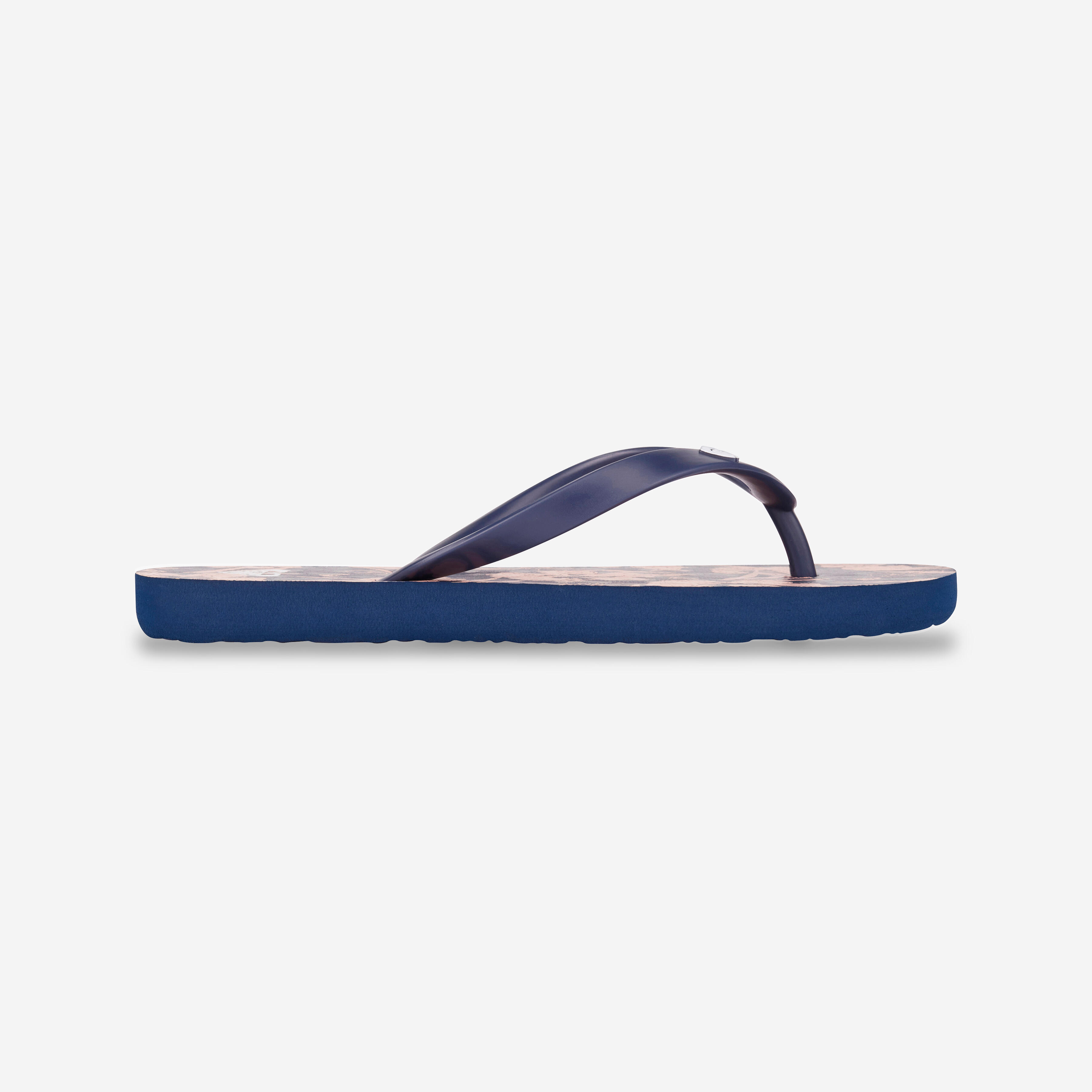 Kids flip-flops - To the sea coral blue
