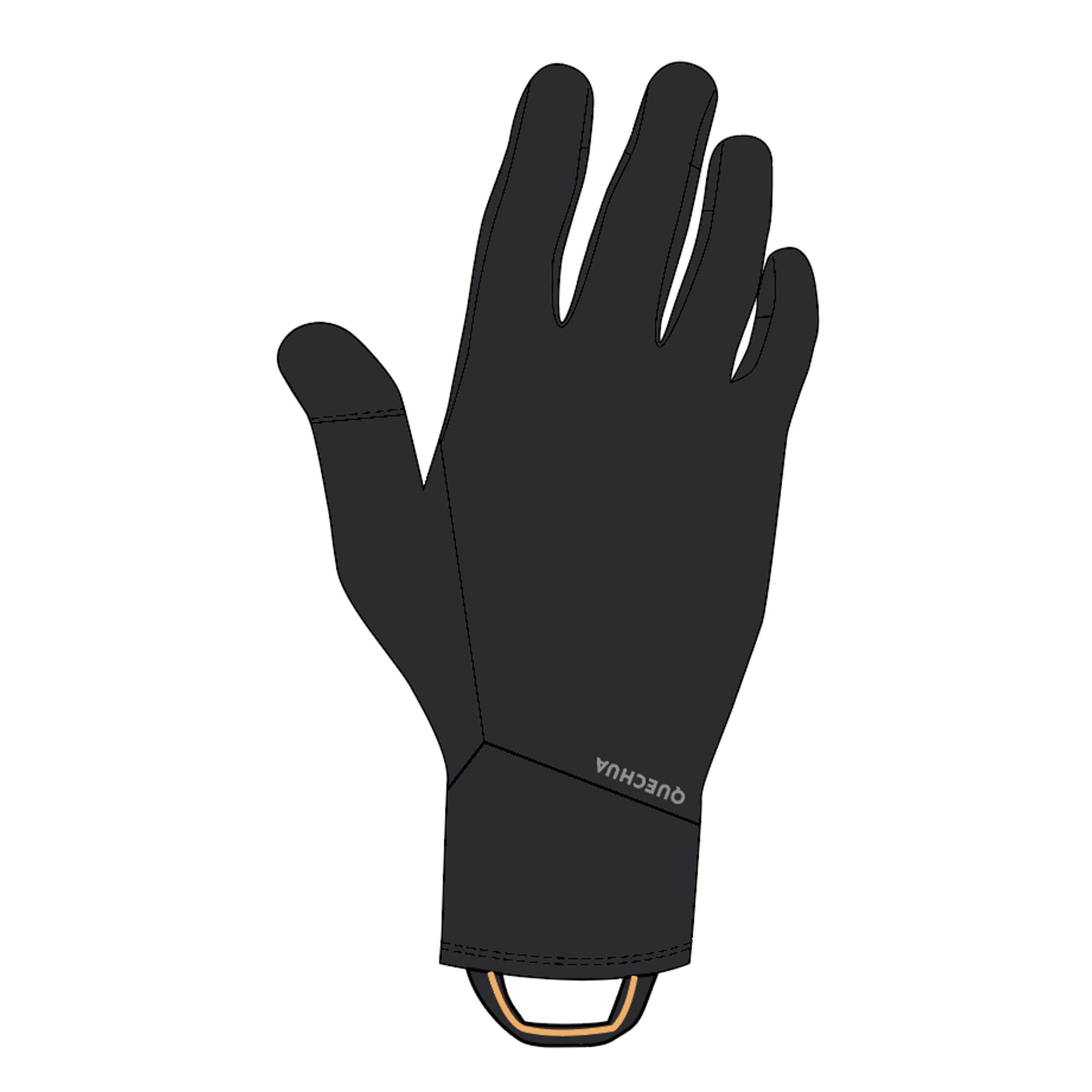 Kids’ Touchscreen-compatible Hiking Gloves SH500 Mountain Stretch 6-14 Years