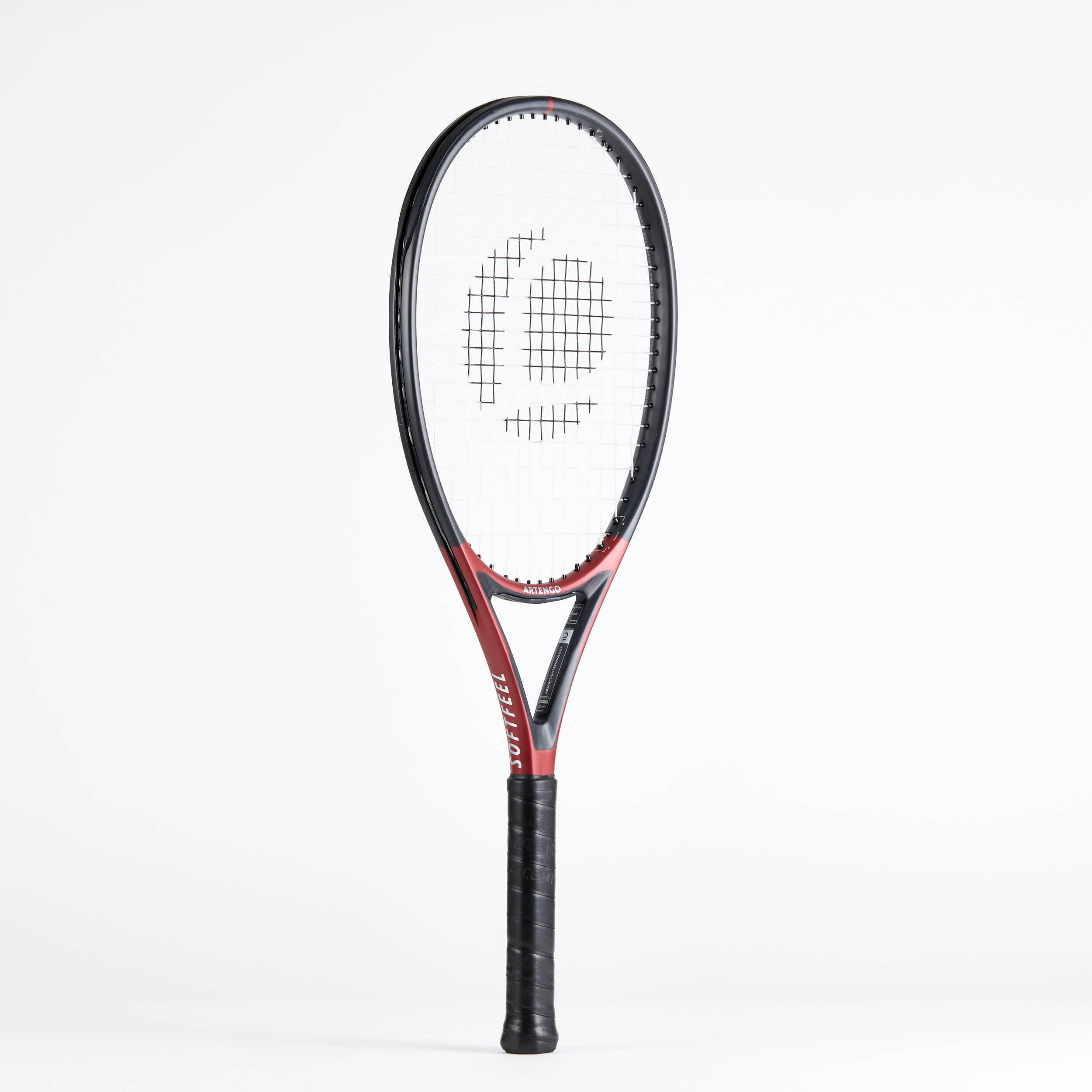 Adult Tennis Racket Softfeel 107 - Black/Red
