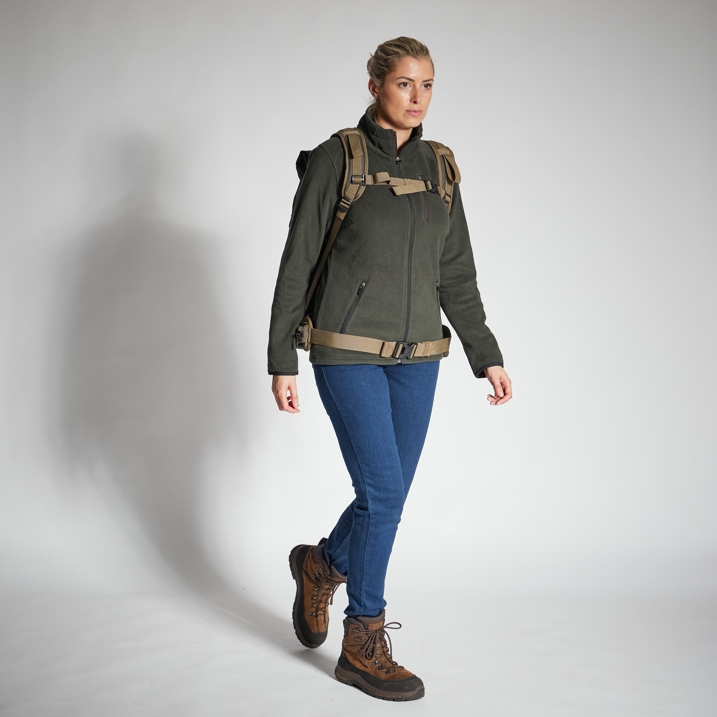 WOMEN'S FLEECE GREEN 500