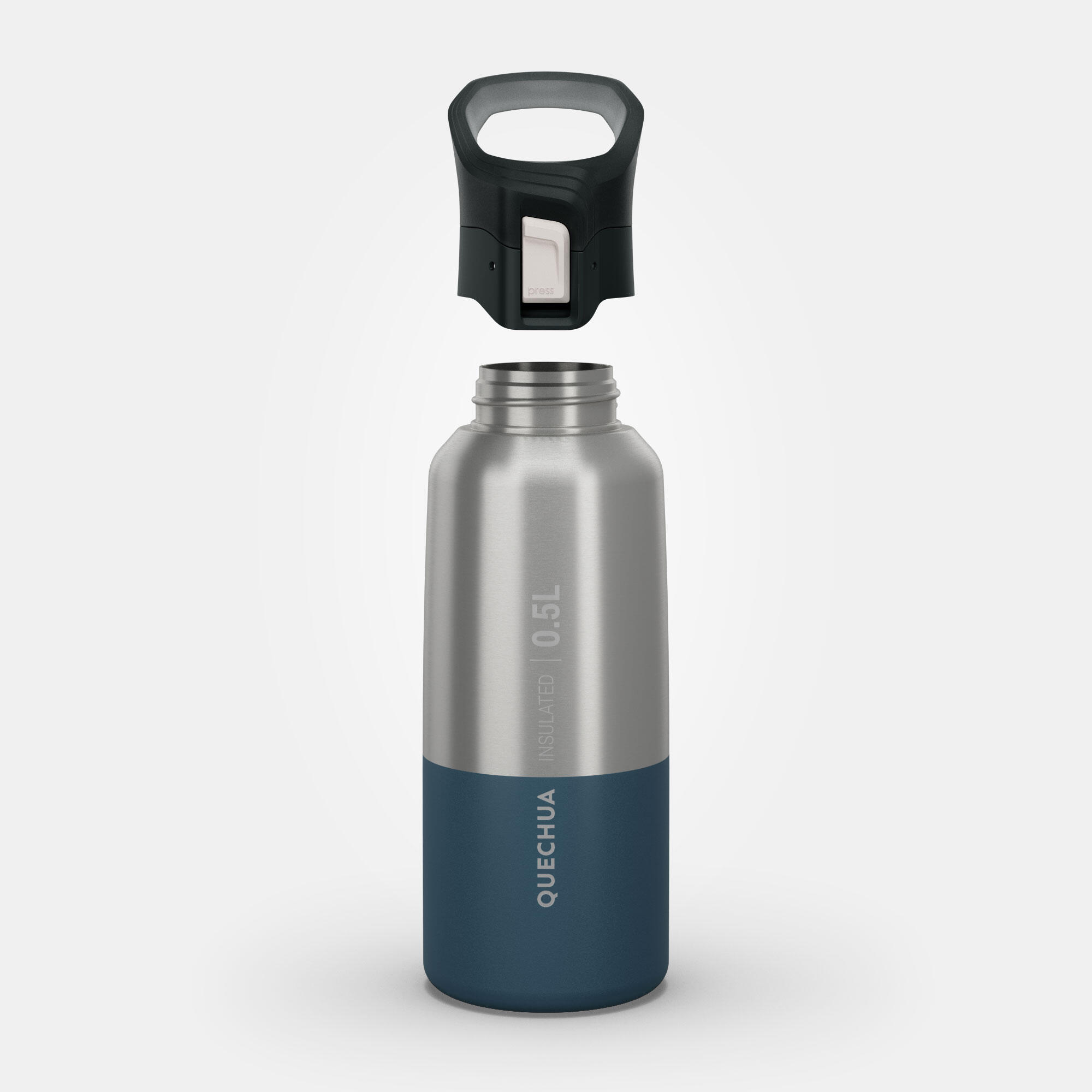 Isothermal Stainless Steel Hiking Flask MH500 0.5 L Blue