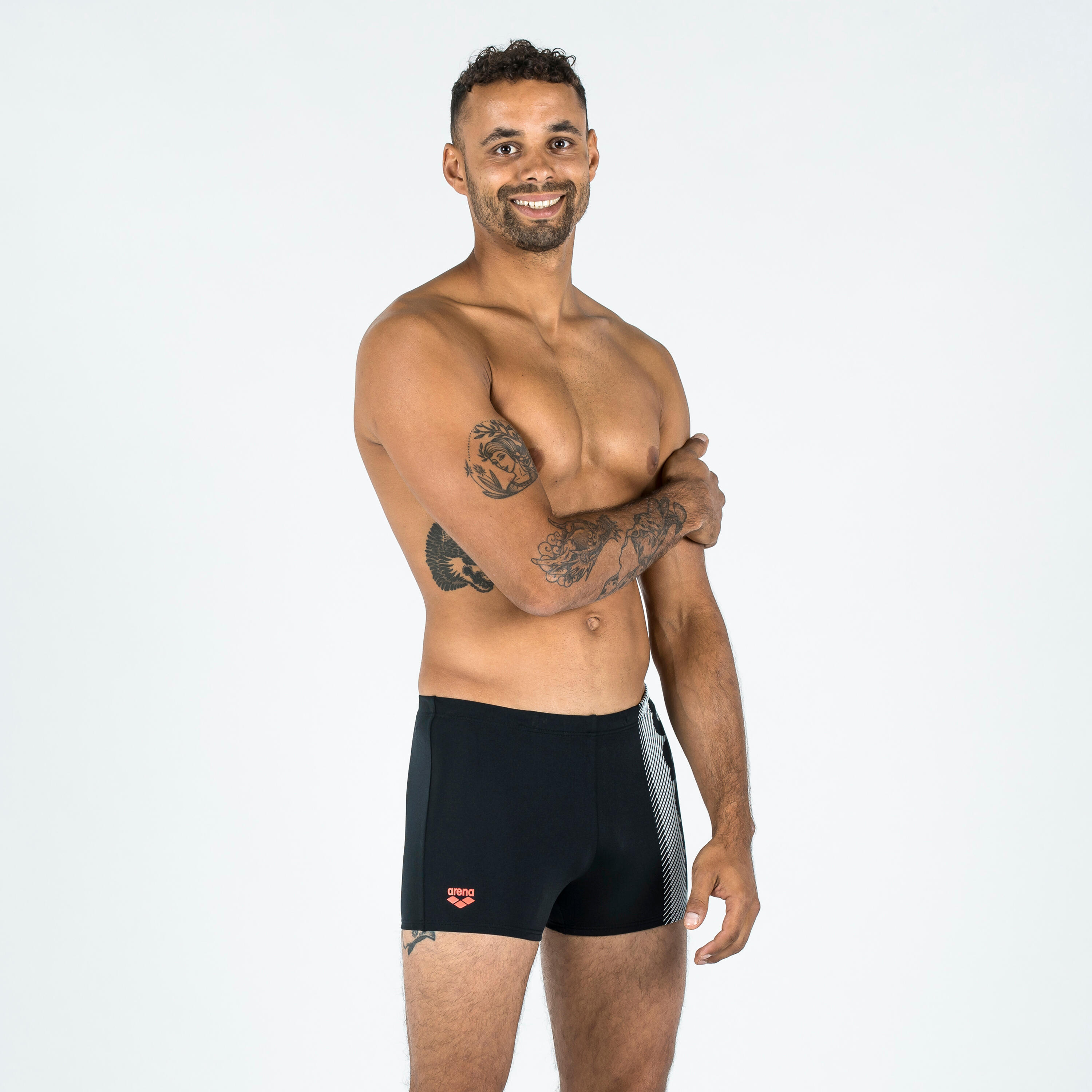 Men's Swimming Boxers ARENA Black
