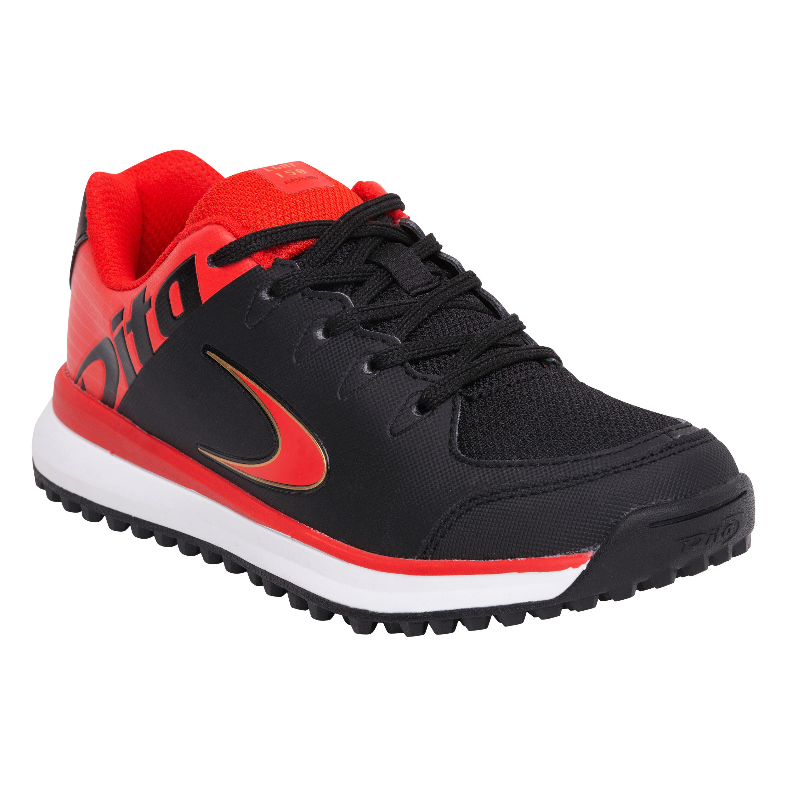 Teens' Low- to Moderate-Intensity Field Hockey Shoes LGHT 150 - Red/Black
