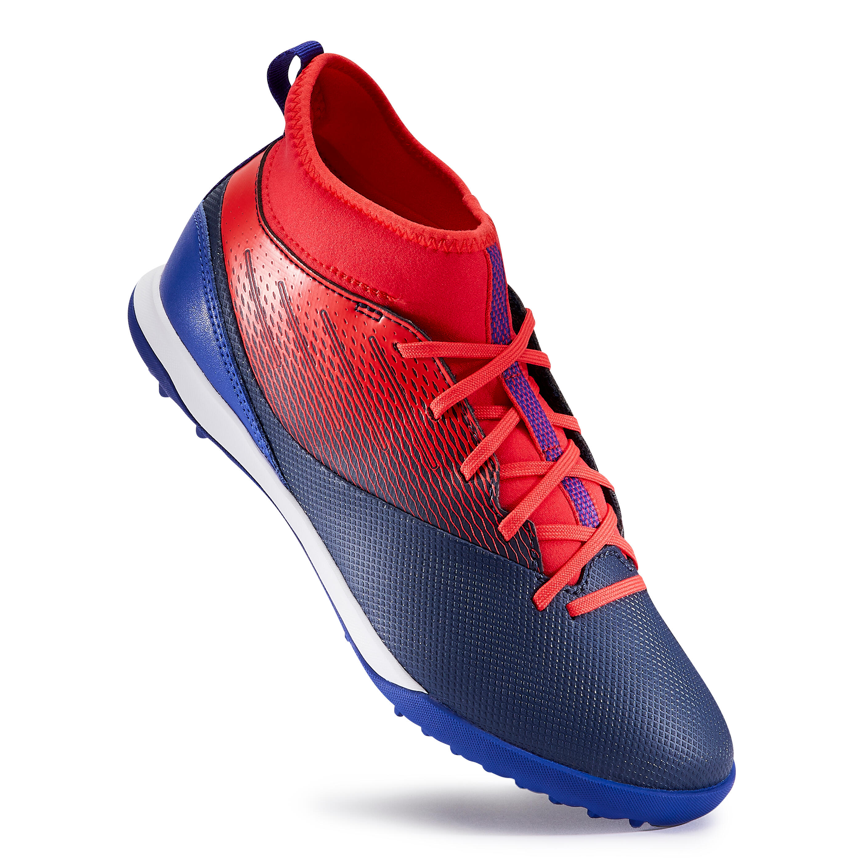 Kids' Football Boots Agility 500 Turf TF - Blue