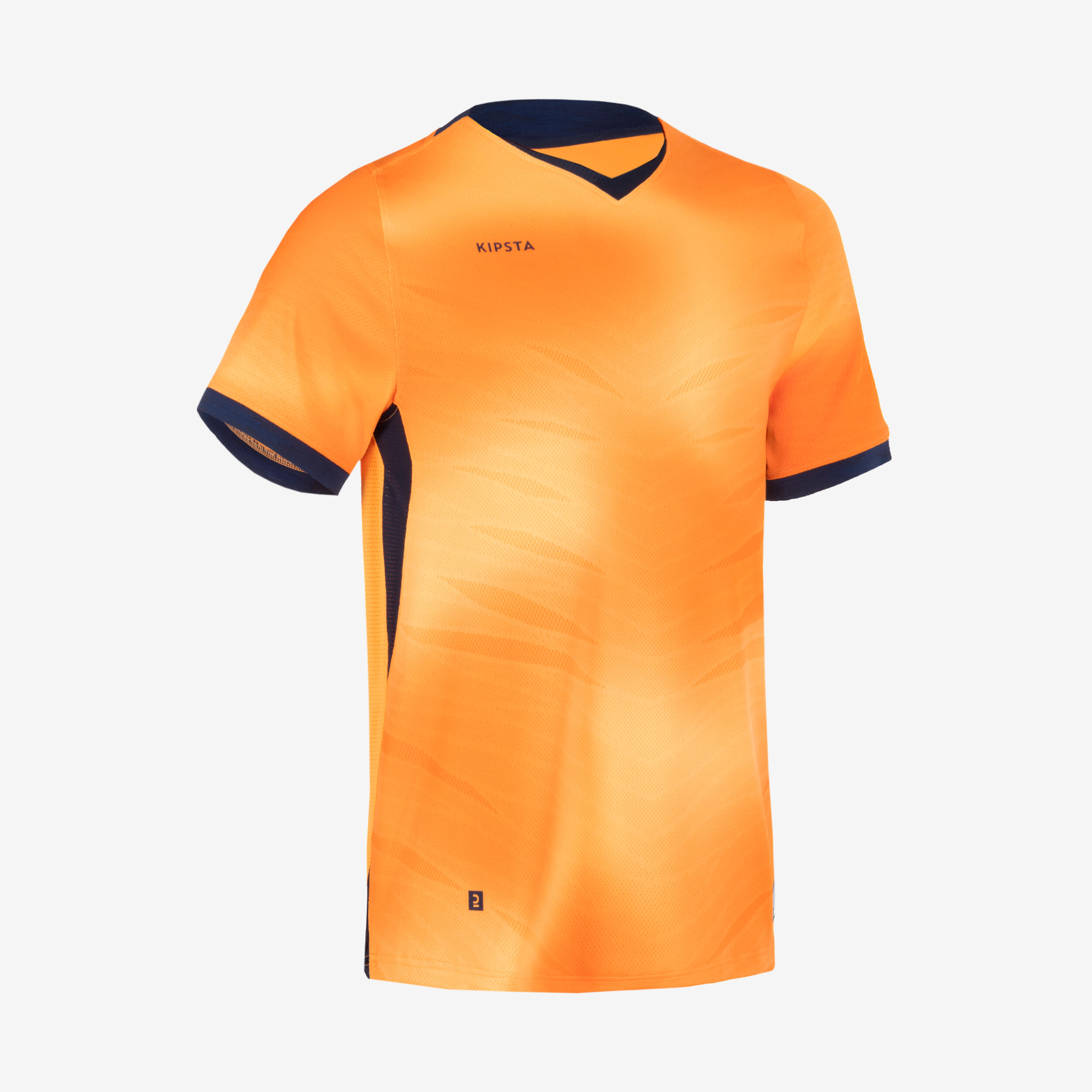 Adult Short-Sleeved Football Shirt CLR - Orange/Navy