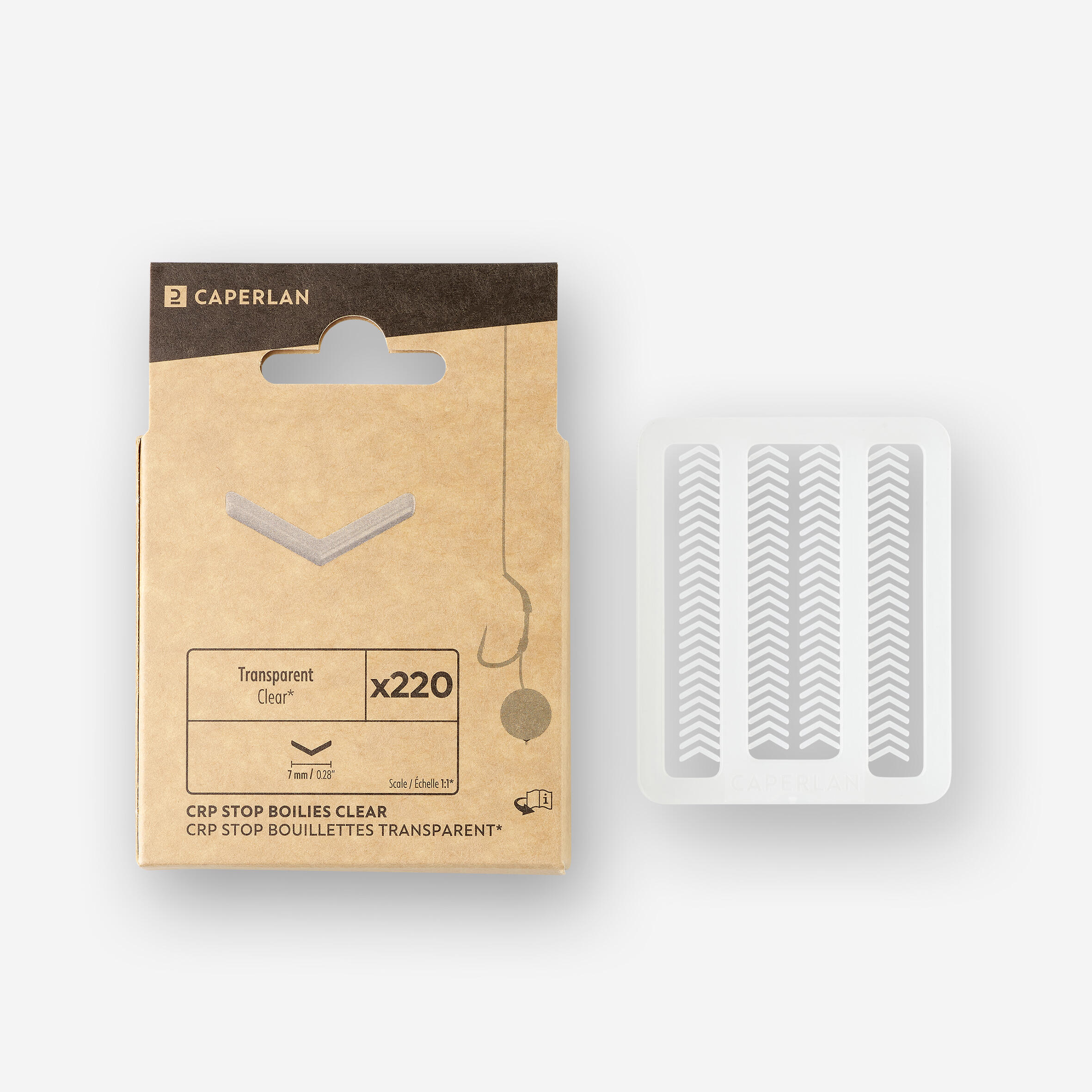 Transparent bait stop Carp fishing